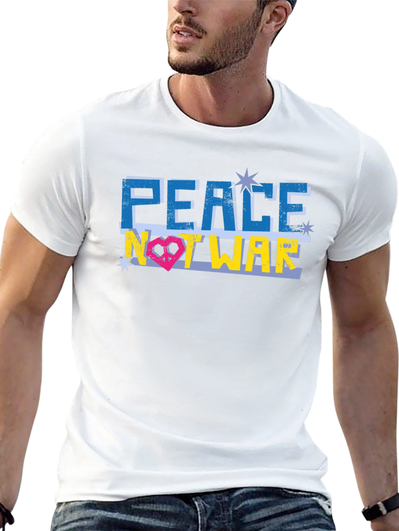 Peace Not War Graphic T-Shirt