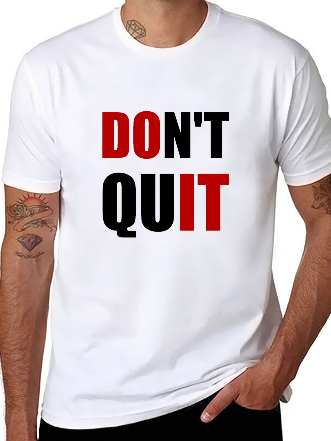 Motivational Dont Quit Graphic T-Shirt