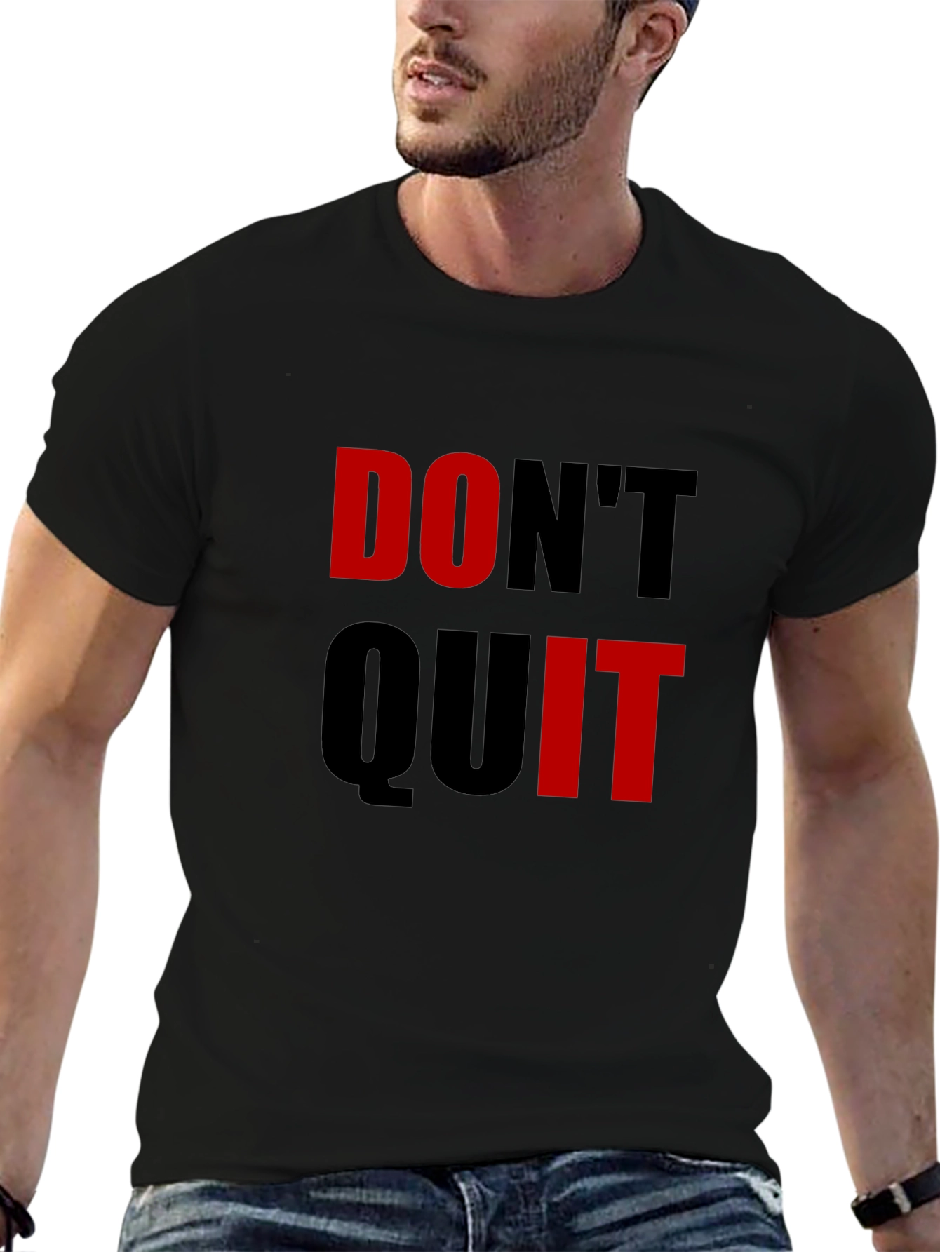 Motivational Dont Quit Graphic T-Shirt