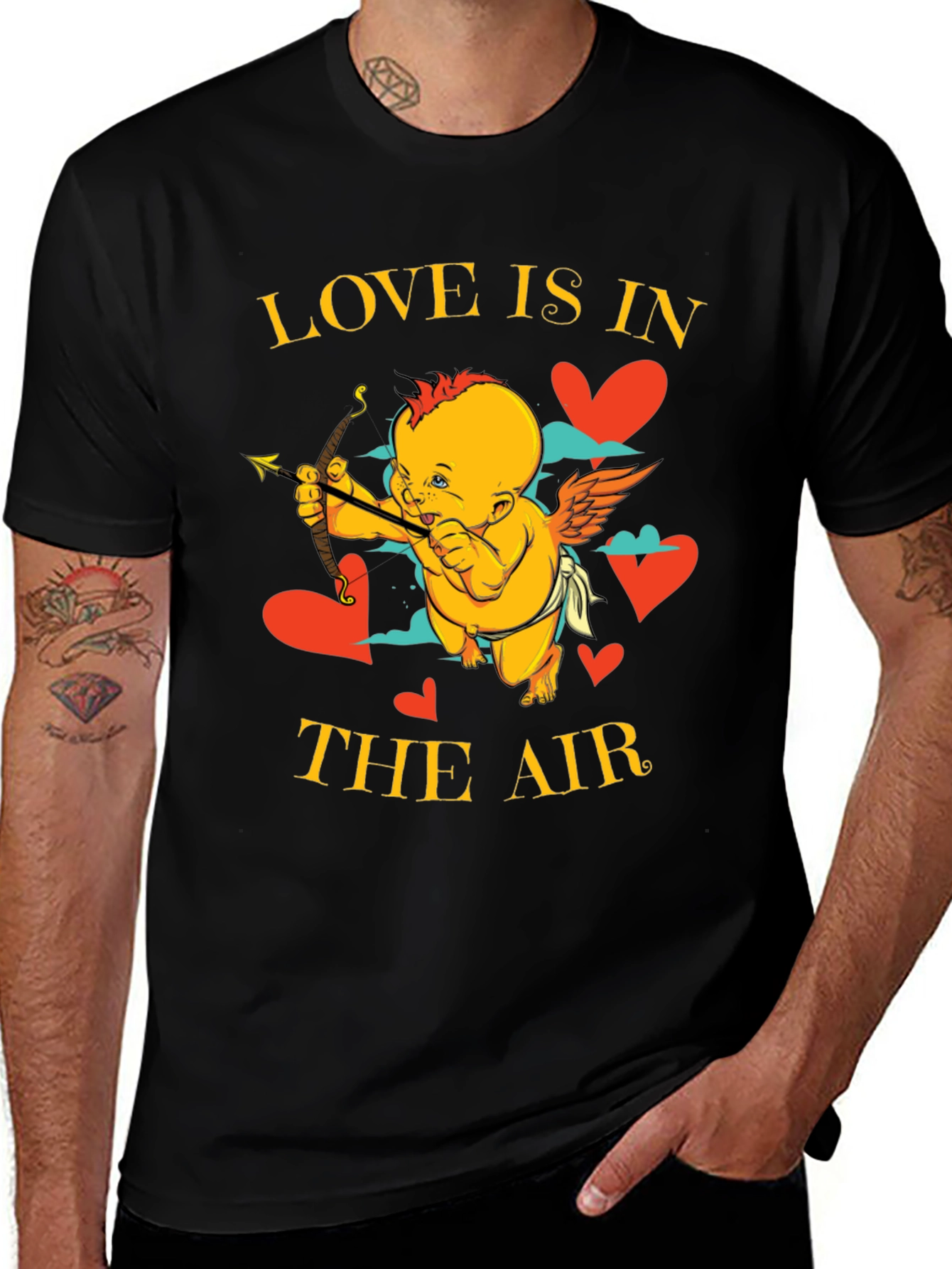 Love is in the Air Cupid T-Shirt