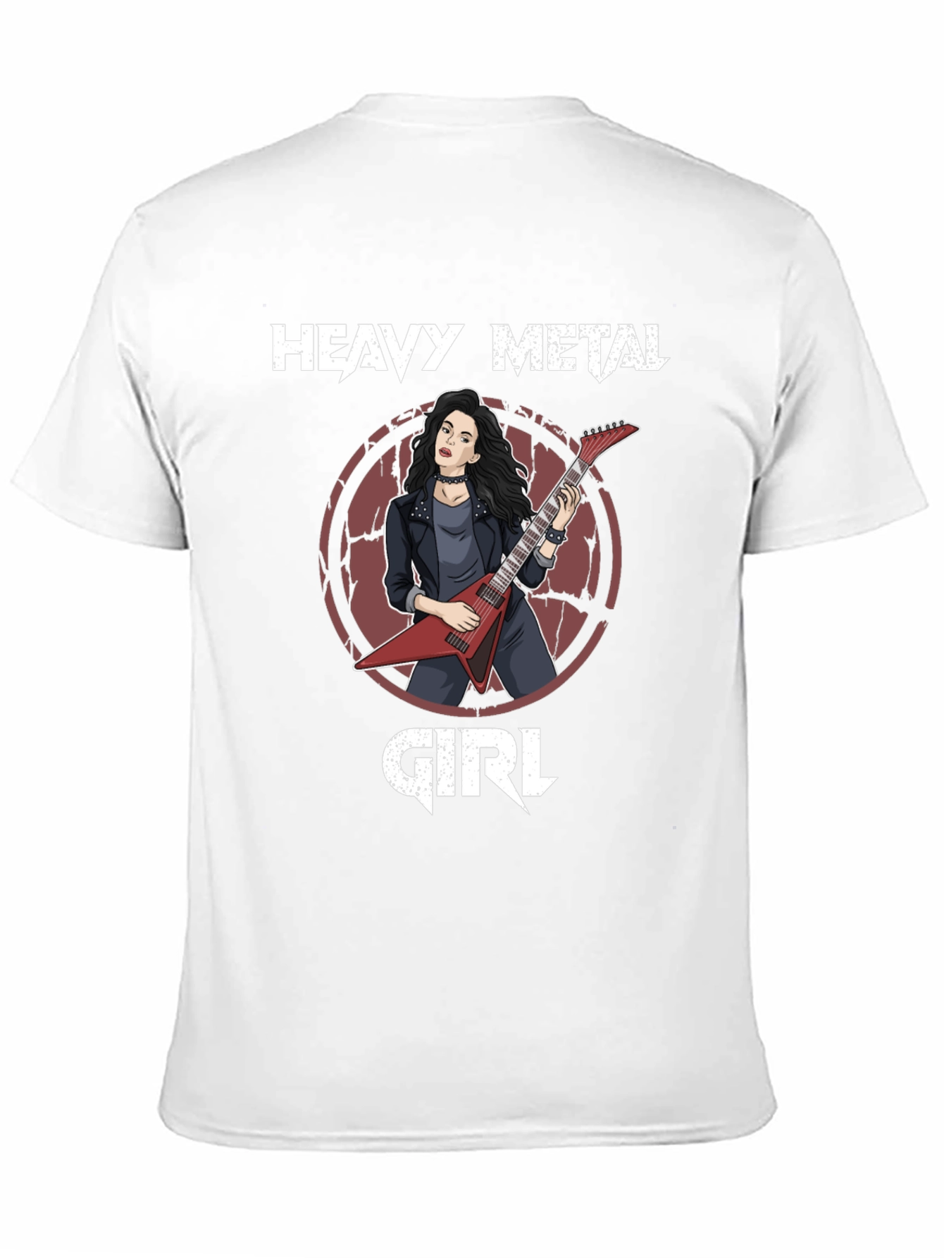 Heavy Metal Girl Graphic T-Shirt - Rocker Tee