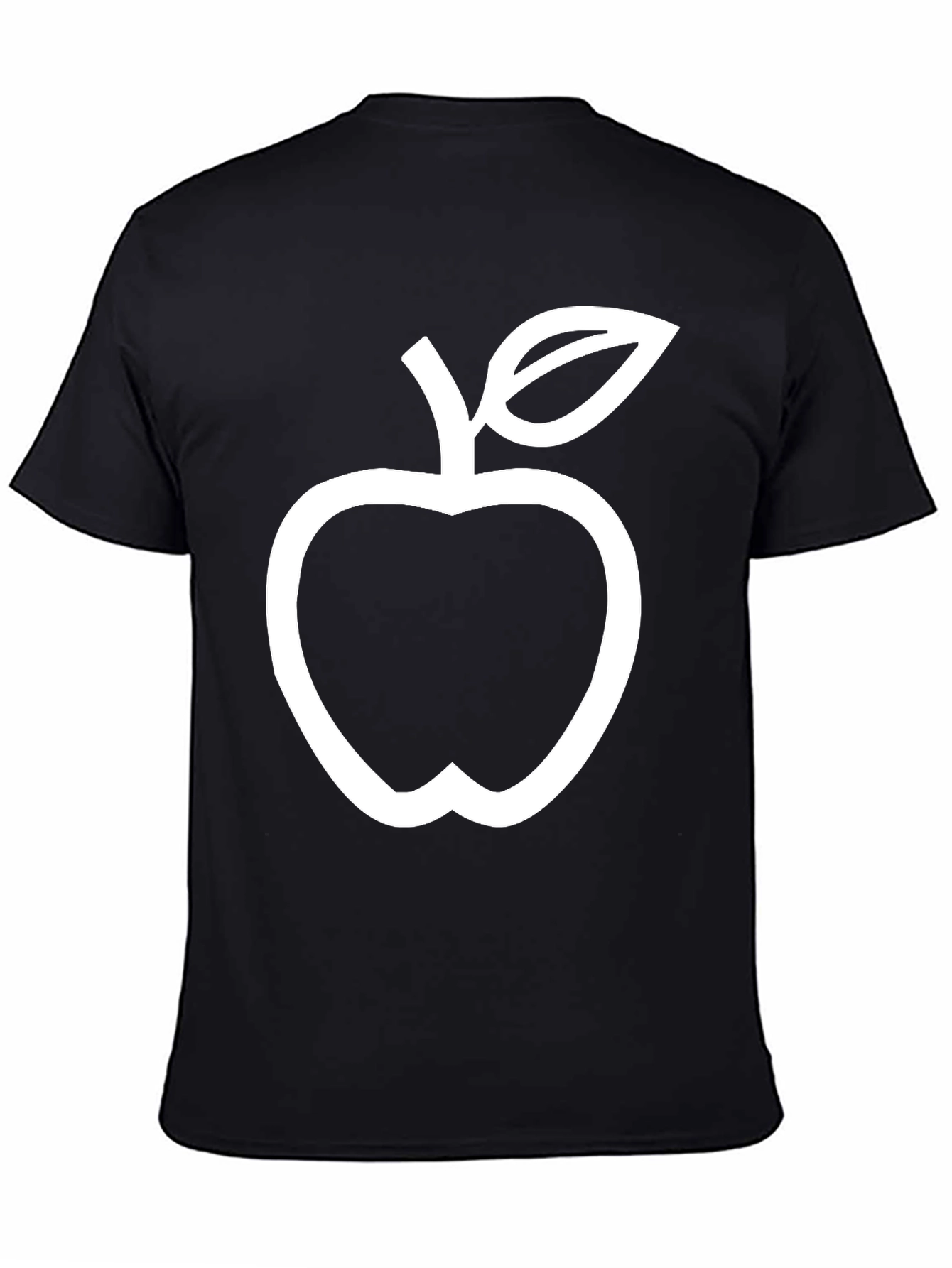 Black Apple Graphic T-Shirt
