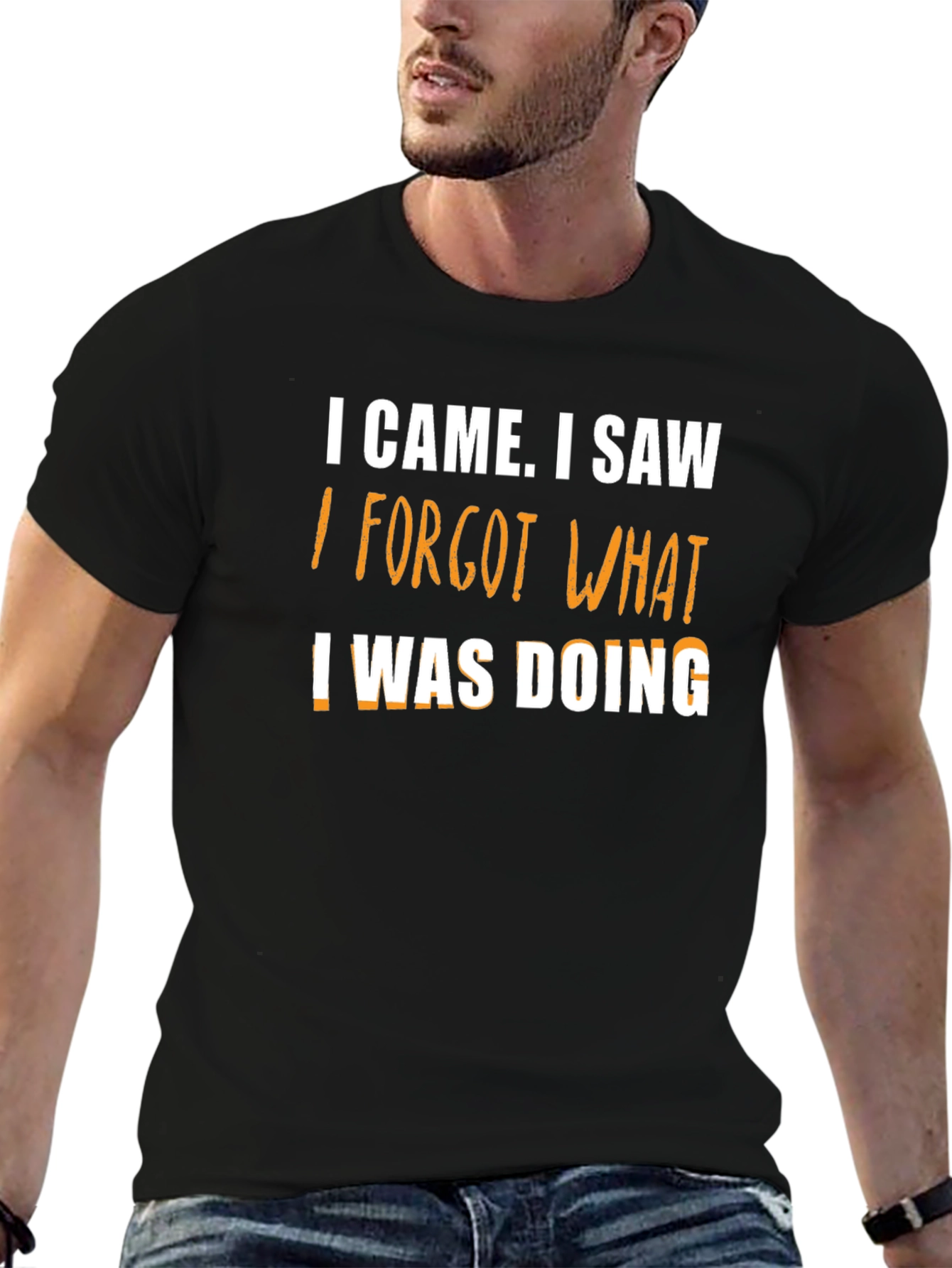 Funny I Came I Saw... Mens T-Shirt