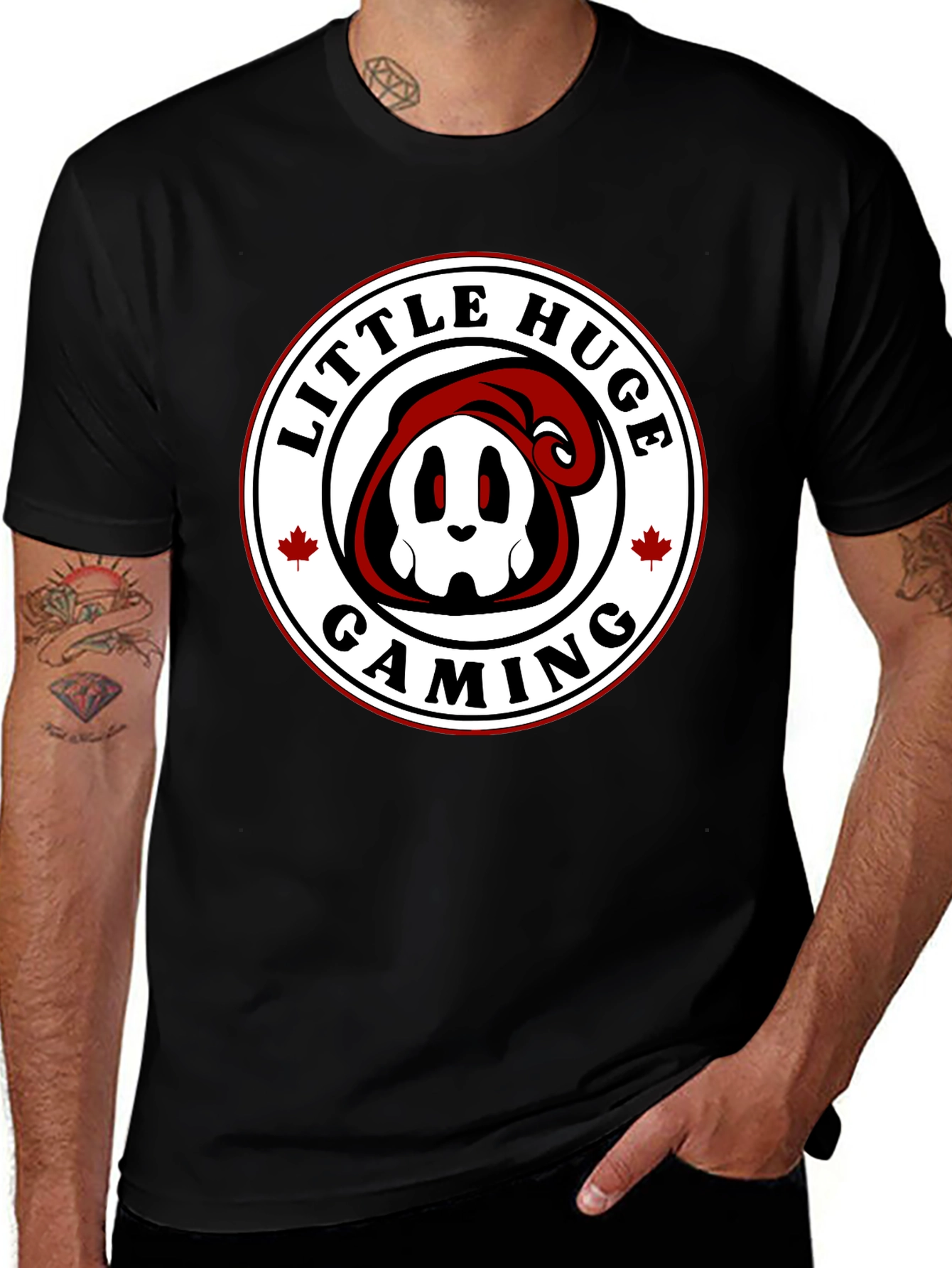 Little Huge Gaming Black T-Shirt