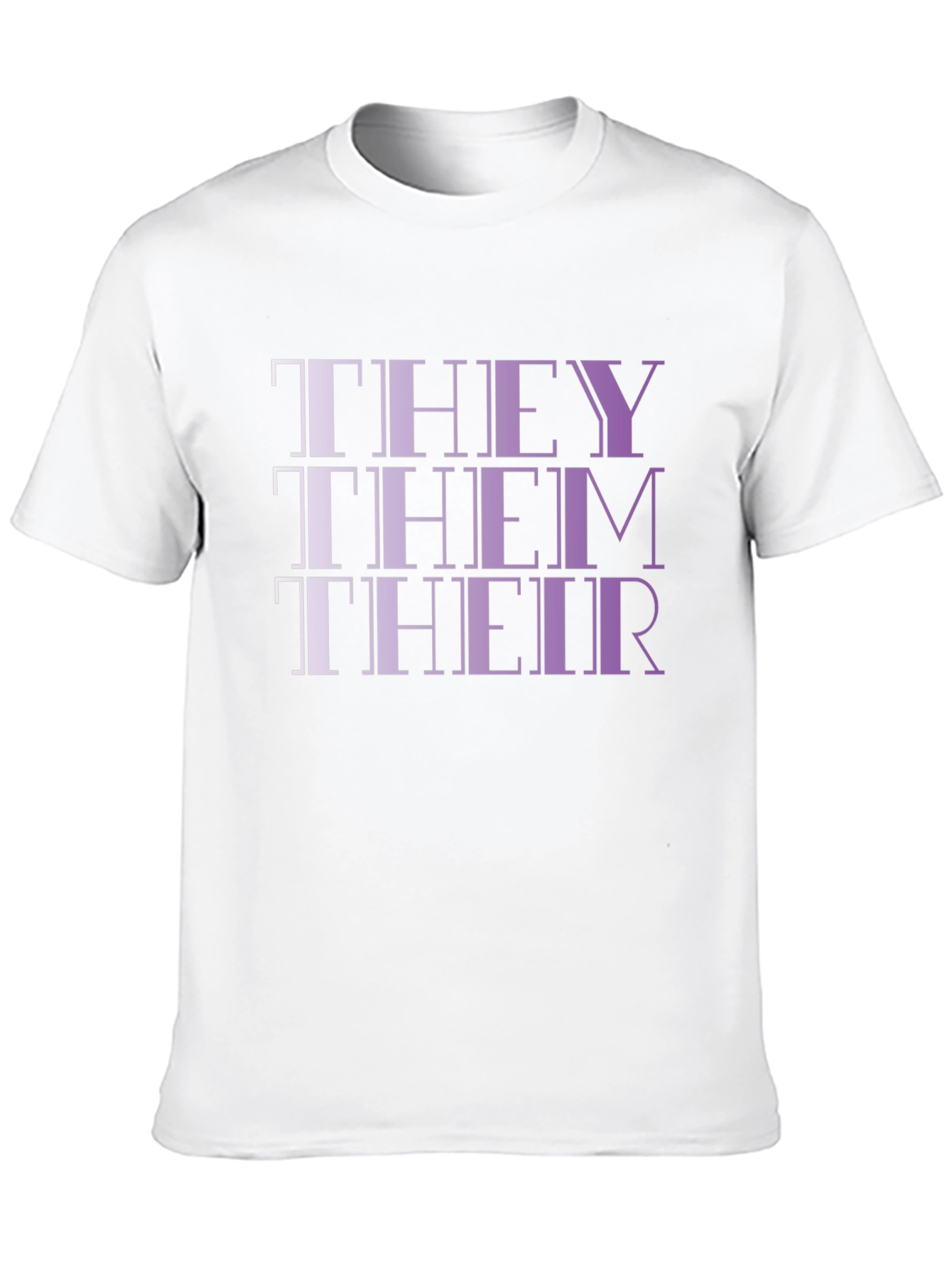 They Them Their Pronoun Pride T-Shirt