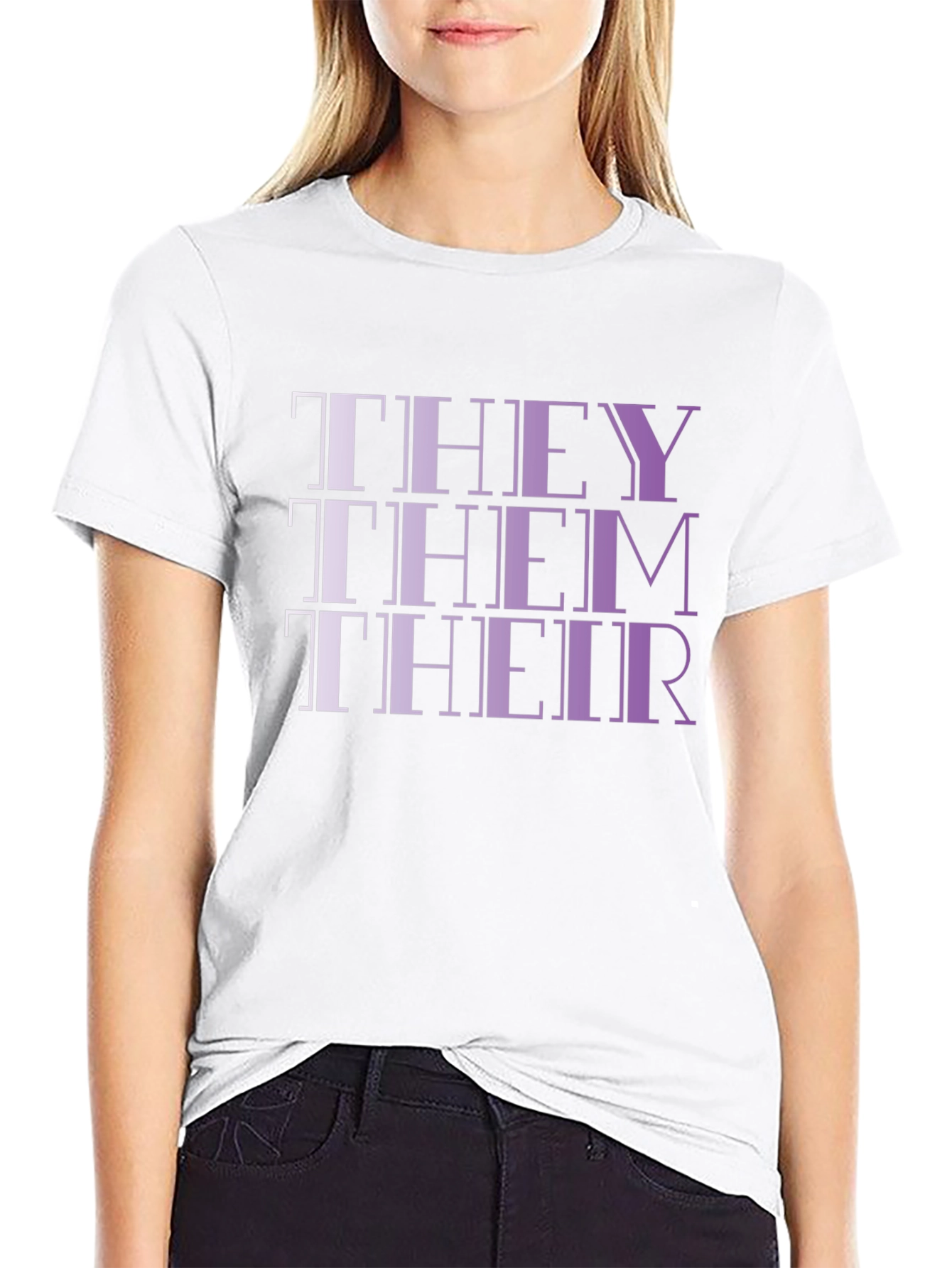 They Them Their Pronoun Pride T-Shirt