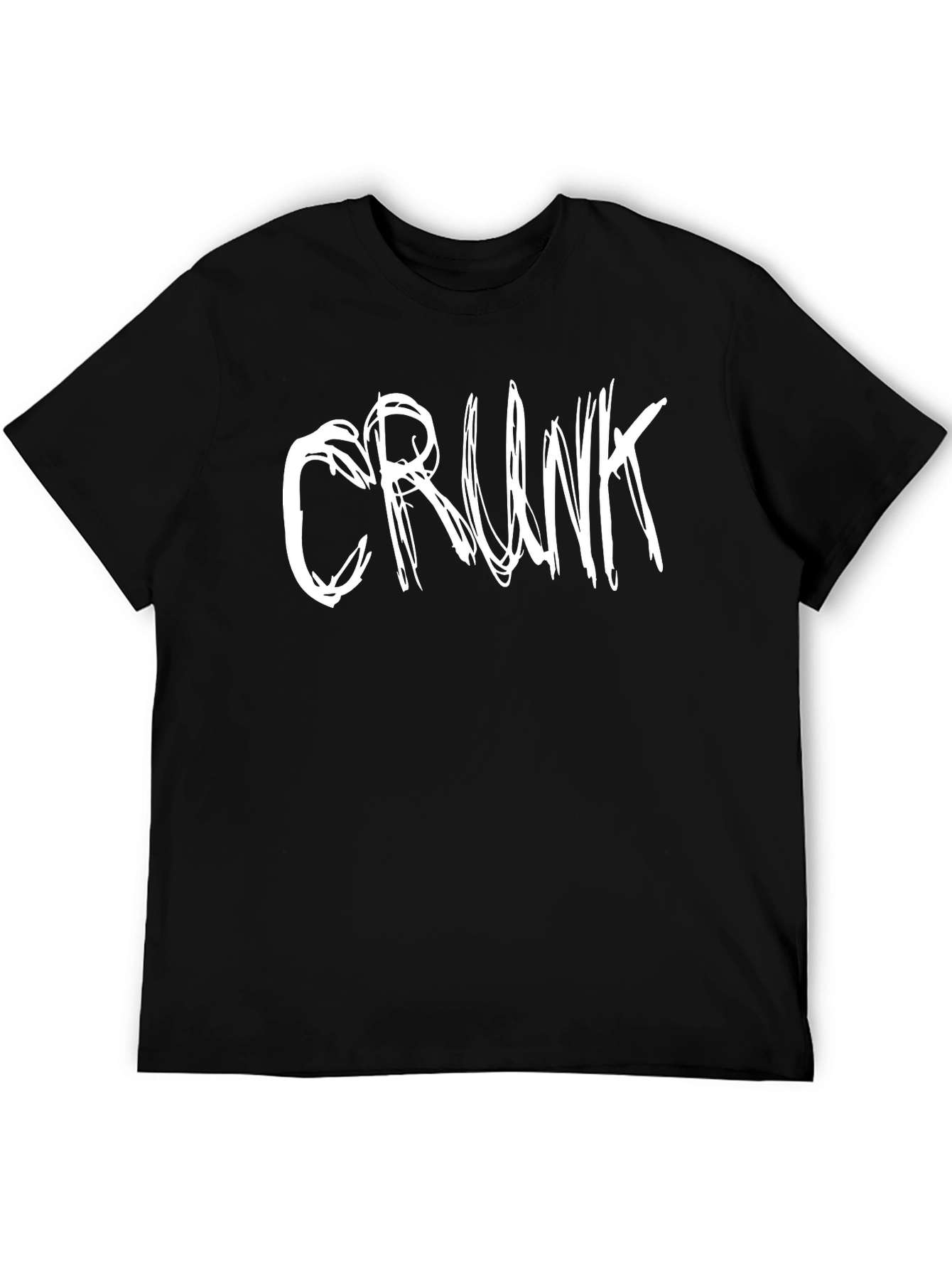 Crunk Graphic Tee - Cool Black Casual Shirt