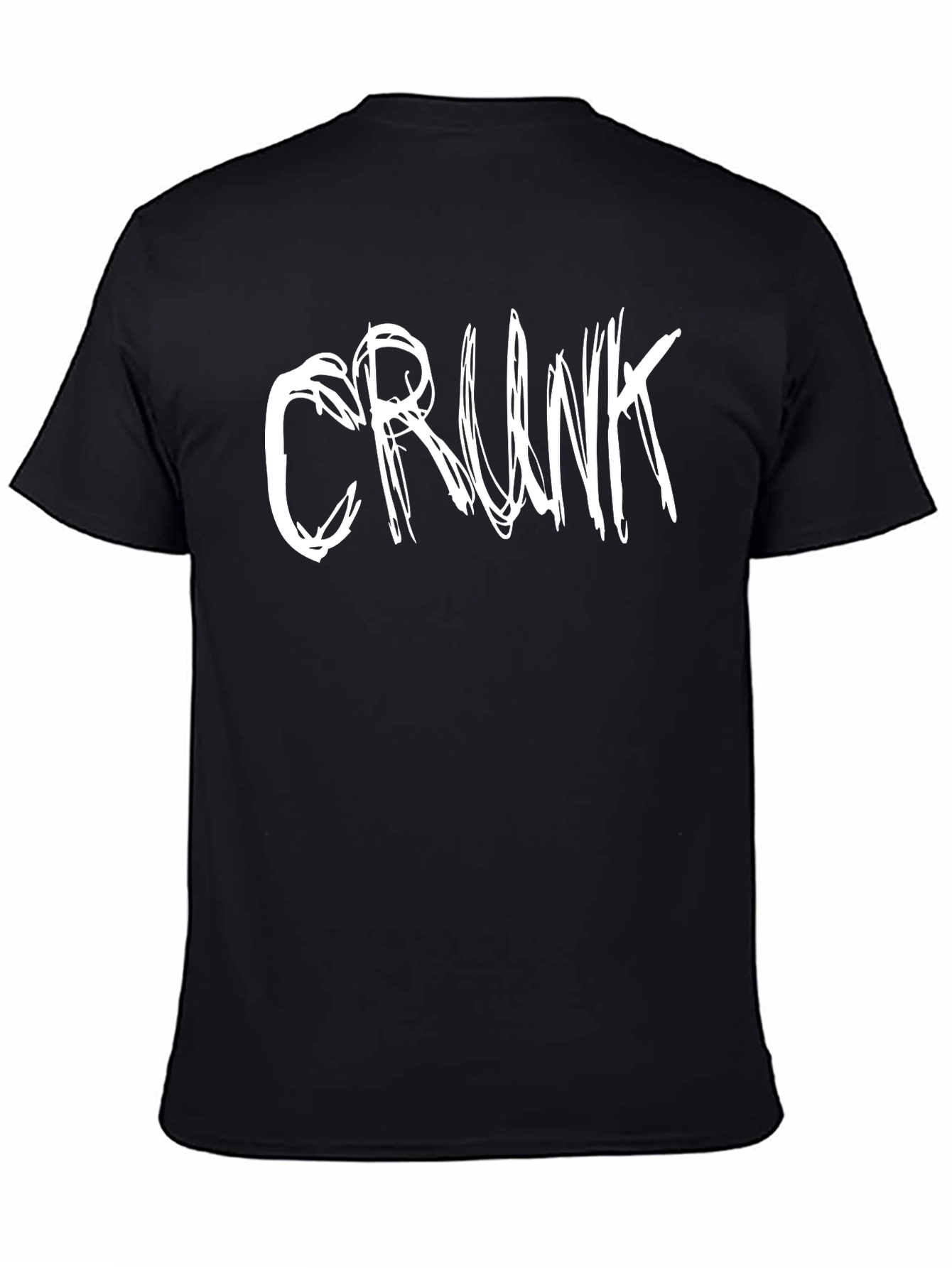 Crunk Graphic Tee - Cool Black Casual Shirt