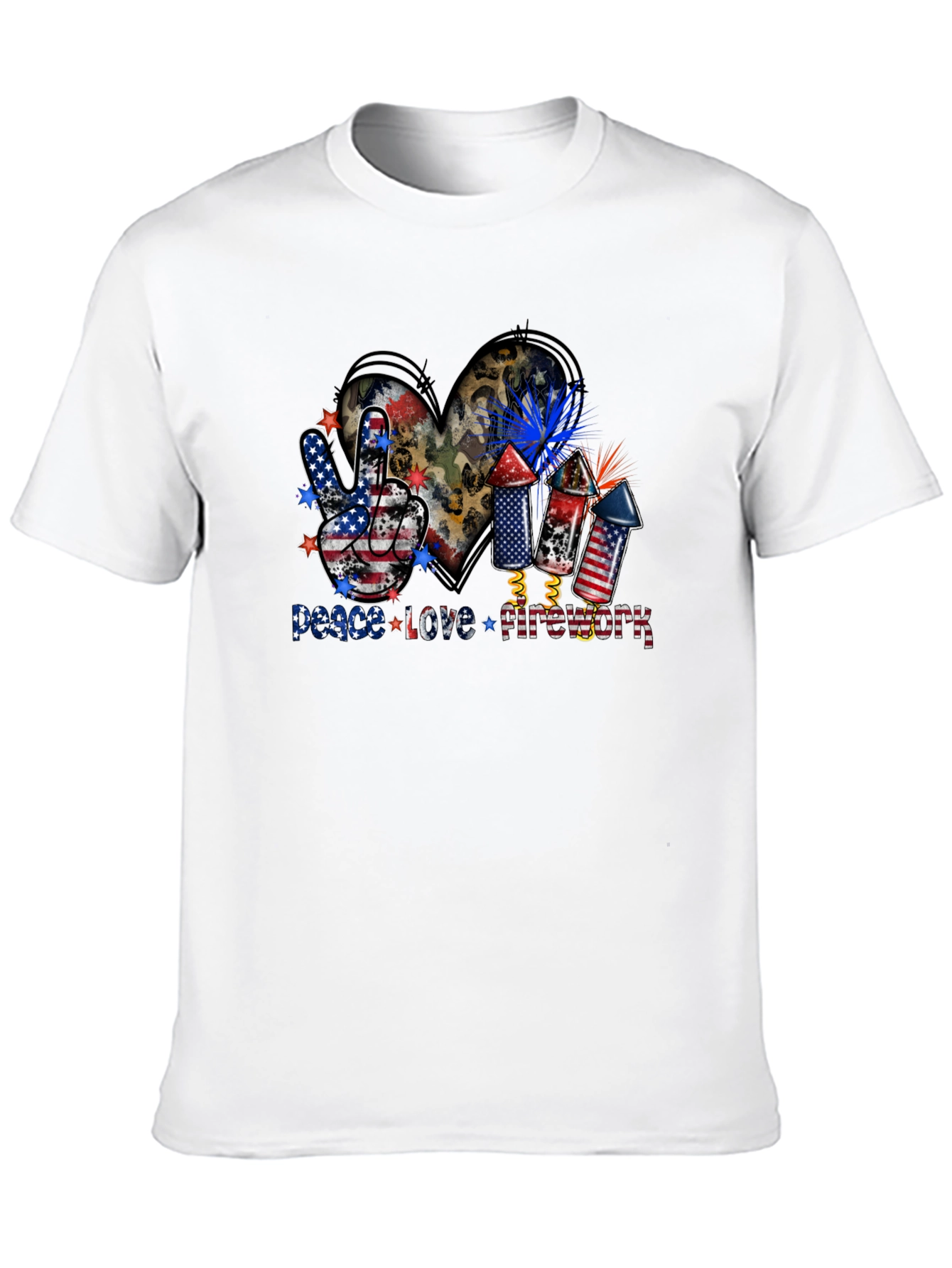 Peace Love Fireworks T-Shirt