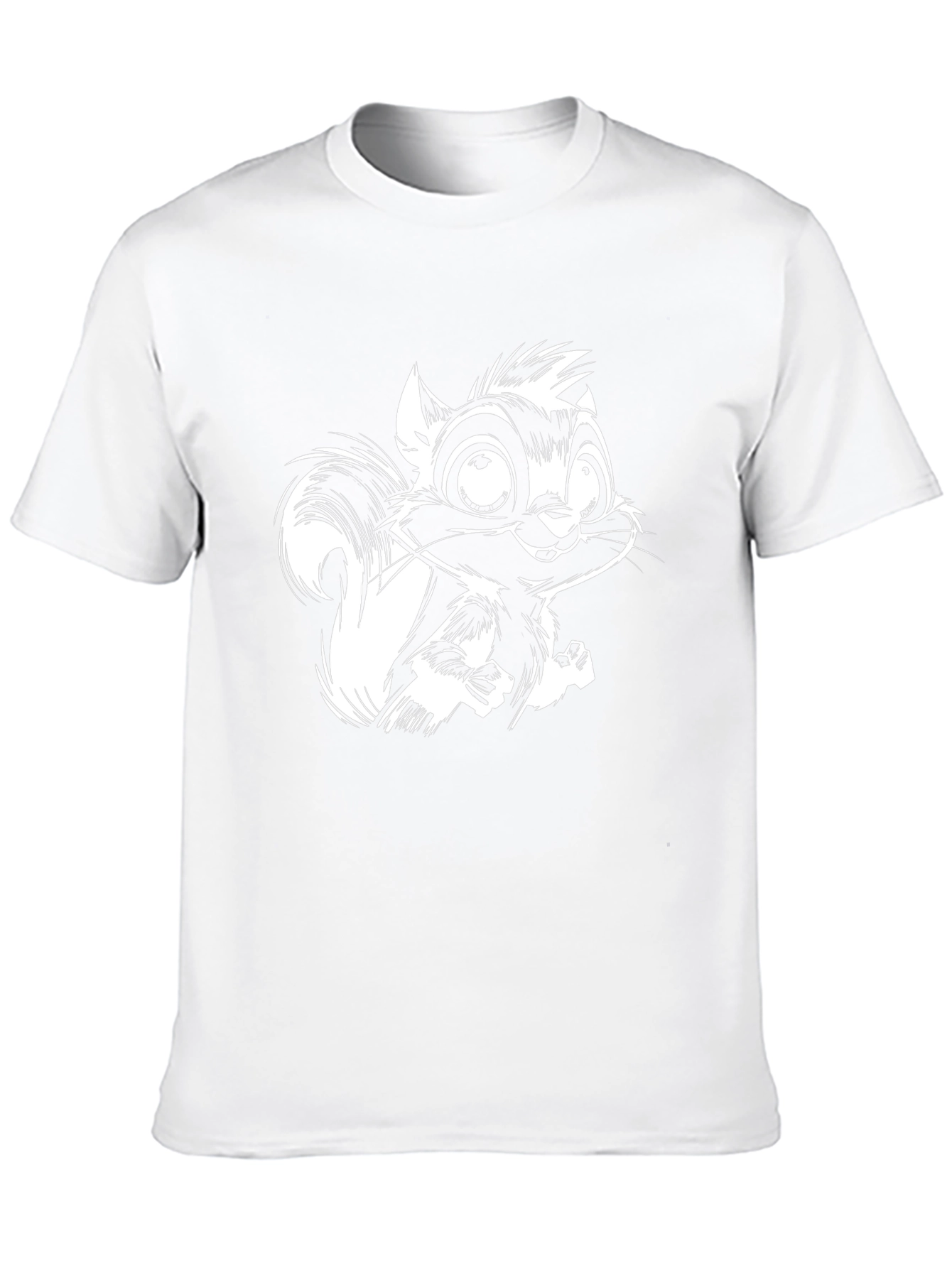 Squirrel Graphic Black T-Shirt