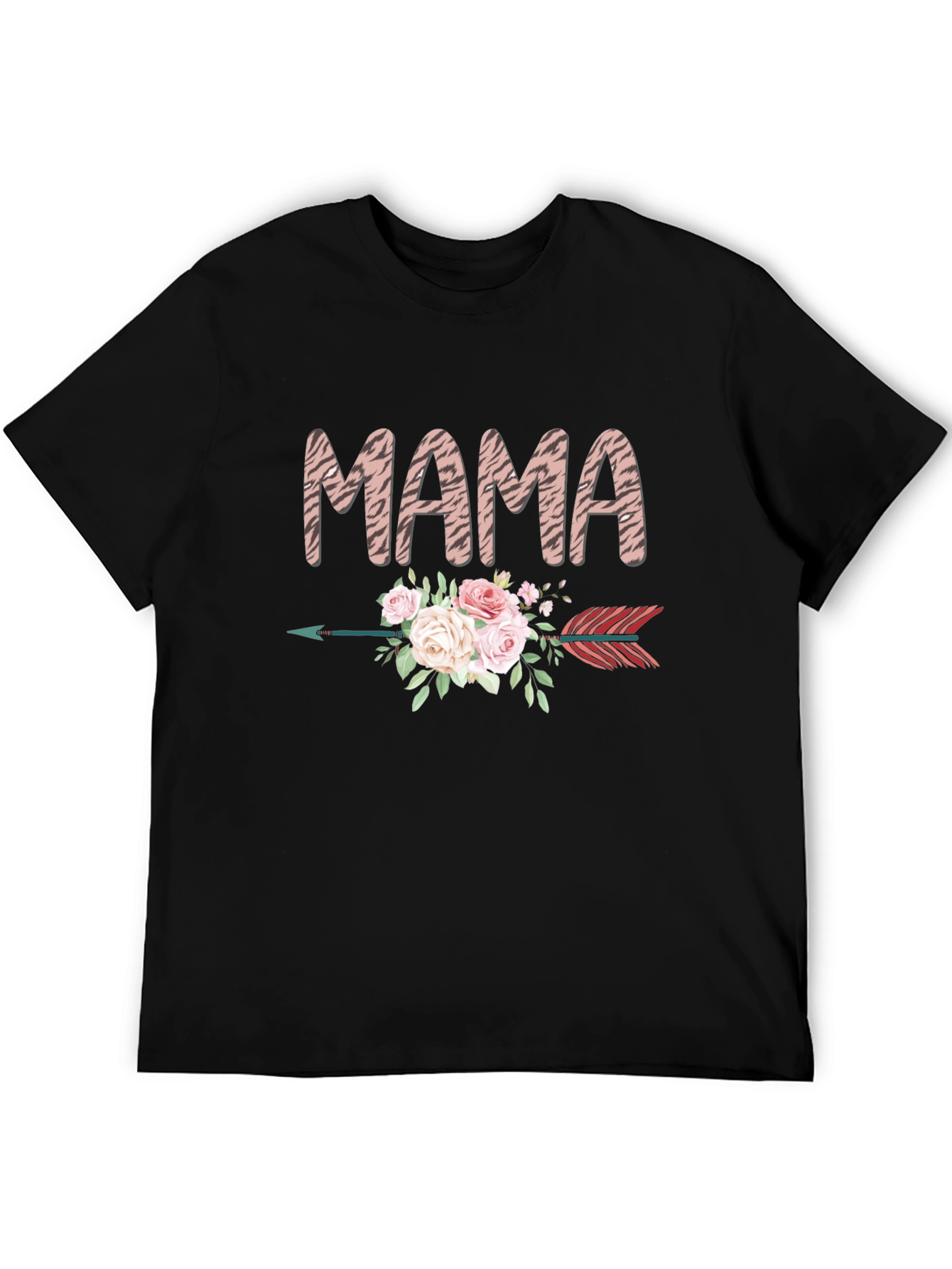 Mama Arrow Floral Graphic T-Shirt