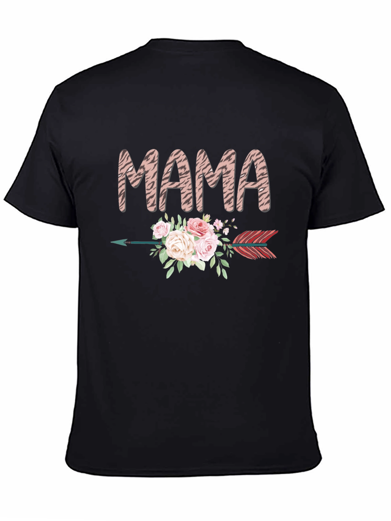 Mama Arrow Floral Graphic T-Shirt
