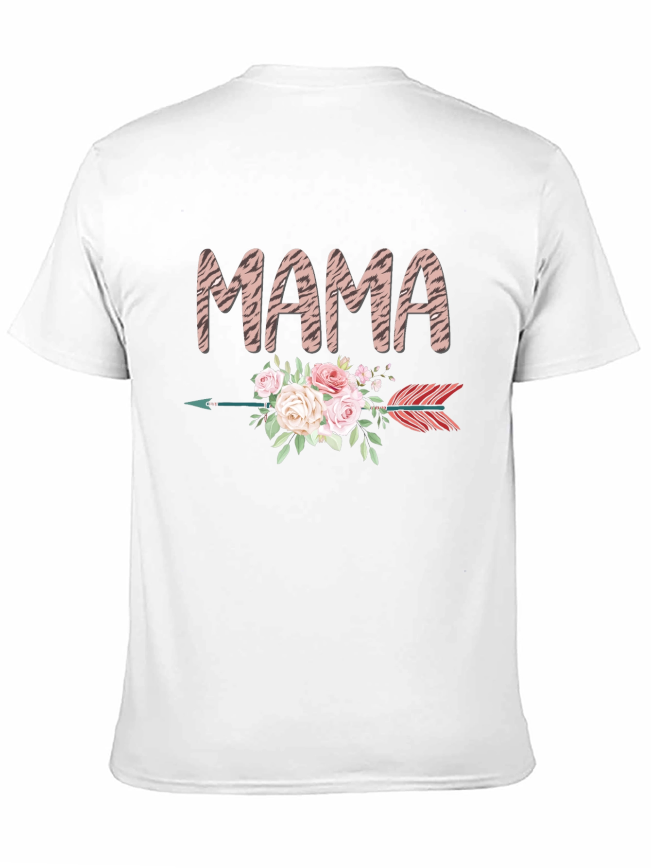 Mama Arrow Floral Graphic T-Shirt