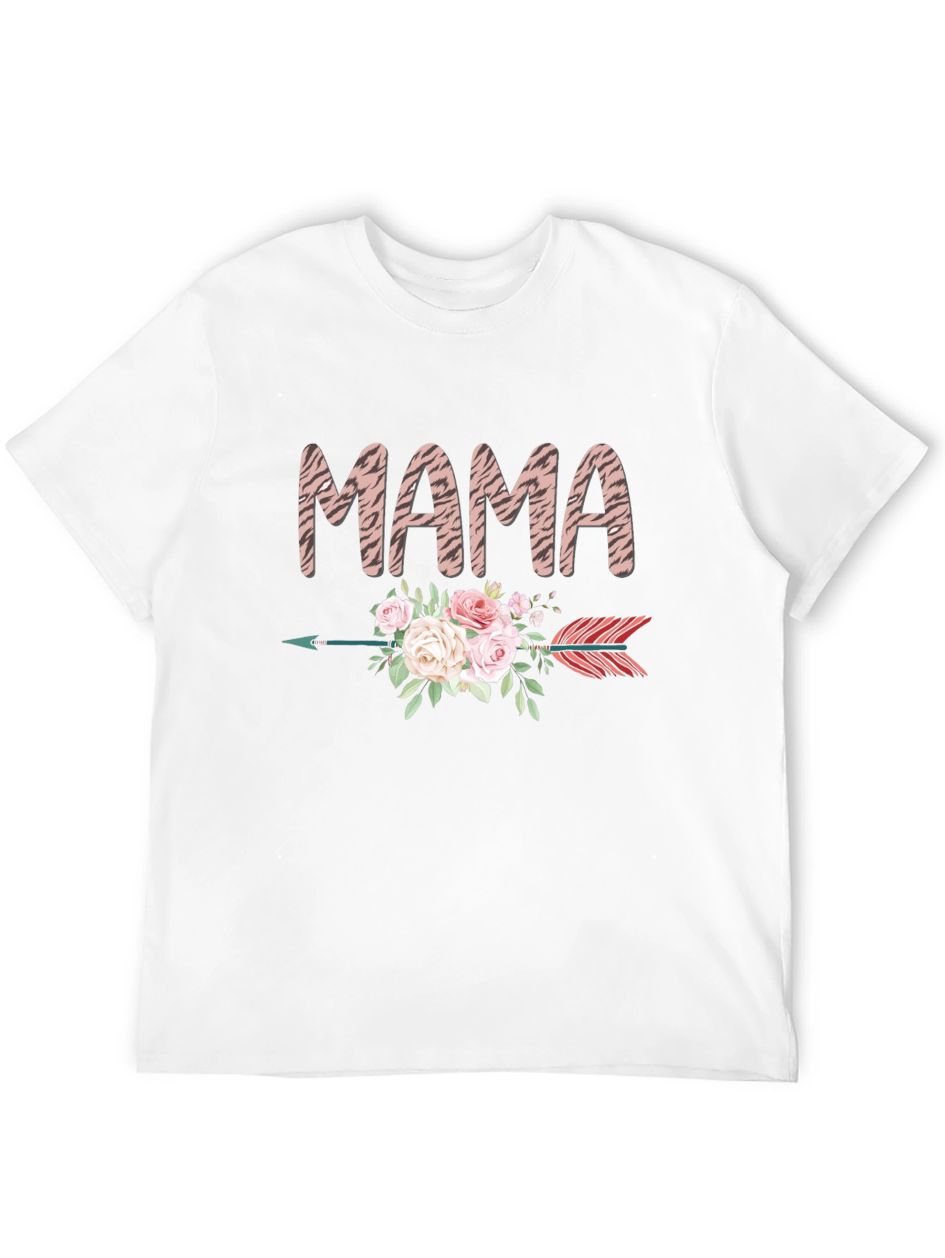 Mama Arrow Floral Graphic T-Shirt