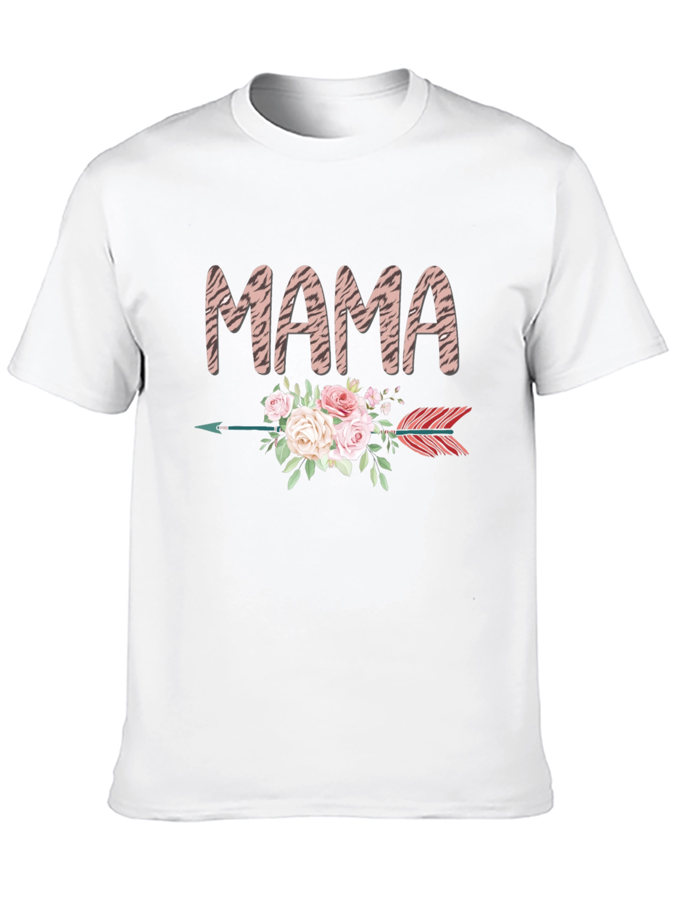 Mama Arrow Floral Graphic T-Shirt