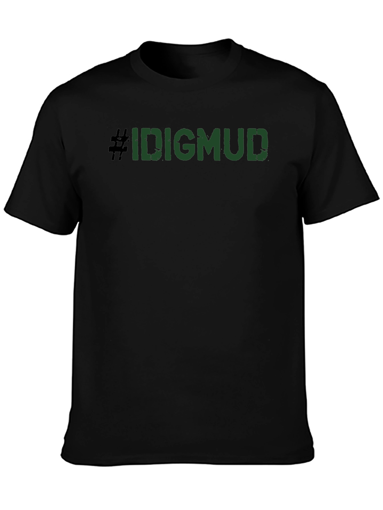 #IDIGMUD T-Shirt - Dark Green Graphic Tee