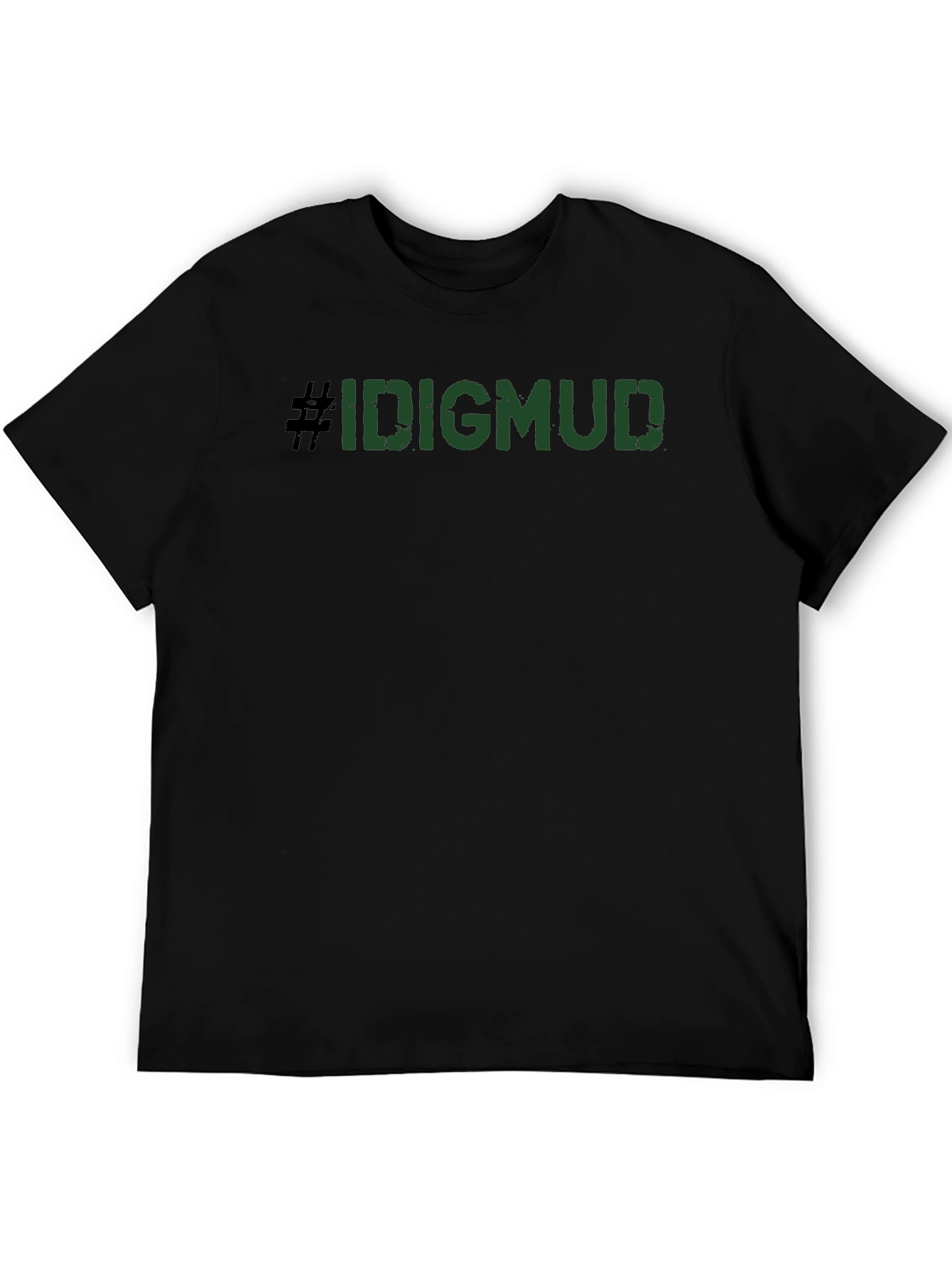 #IDIGMUD T-Shirt - Dark Green Graphic Tee