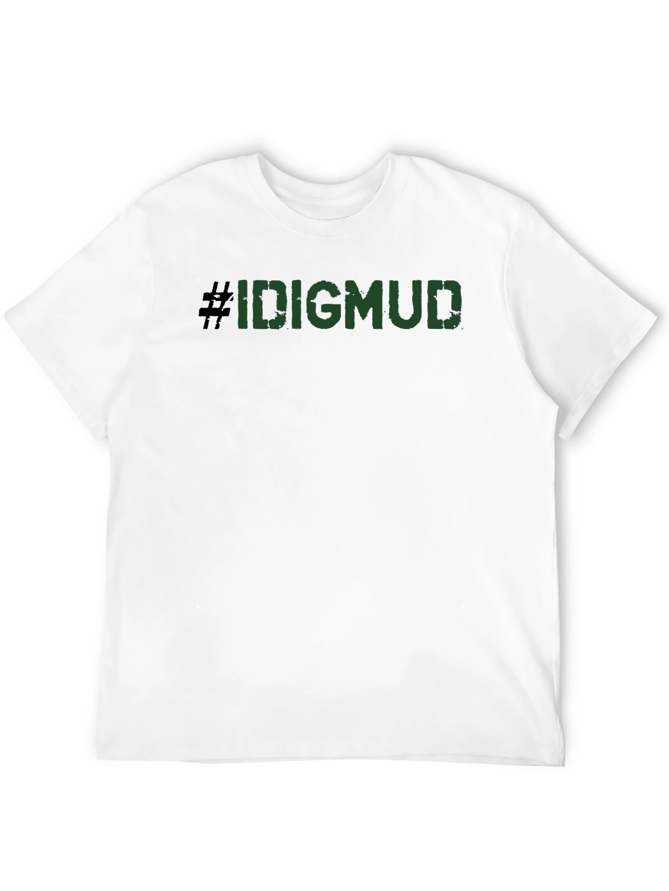 #IDIGMUD T-Shirt - Dark Green Graphic Tee