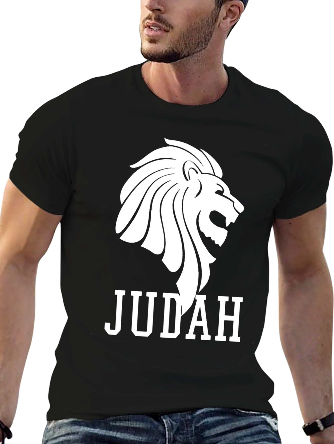 Judah Lion Graphic Tee - Mens Black T-Shirt
