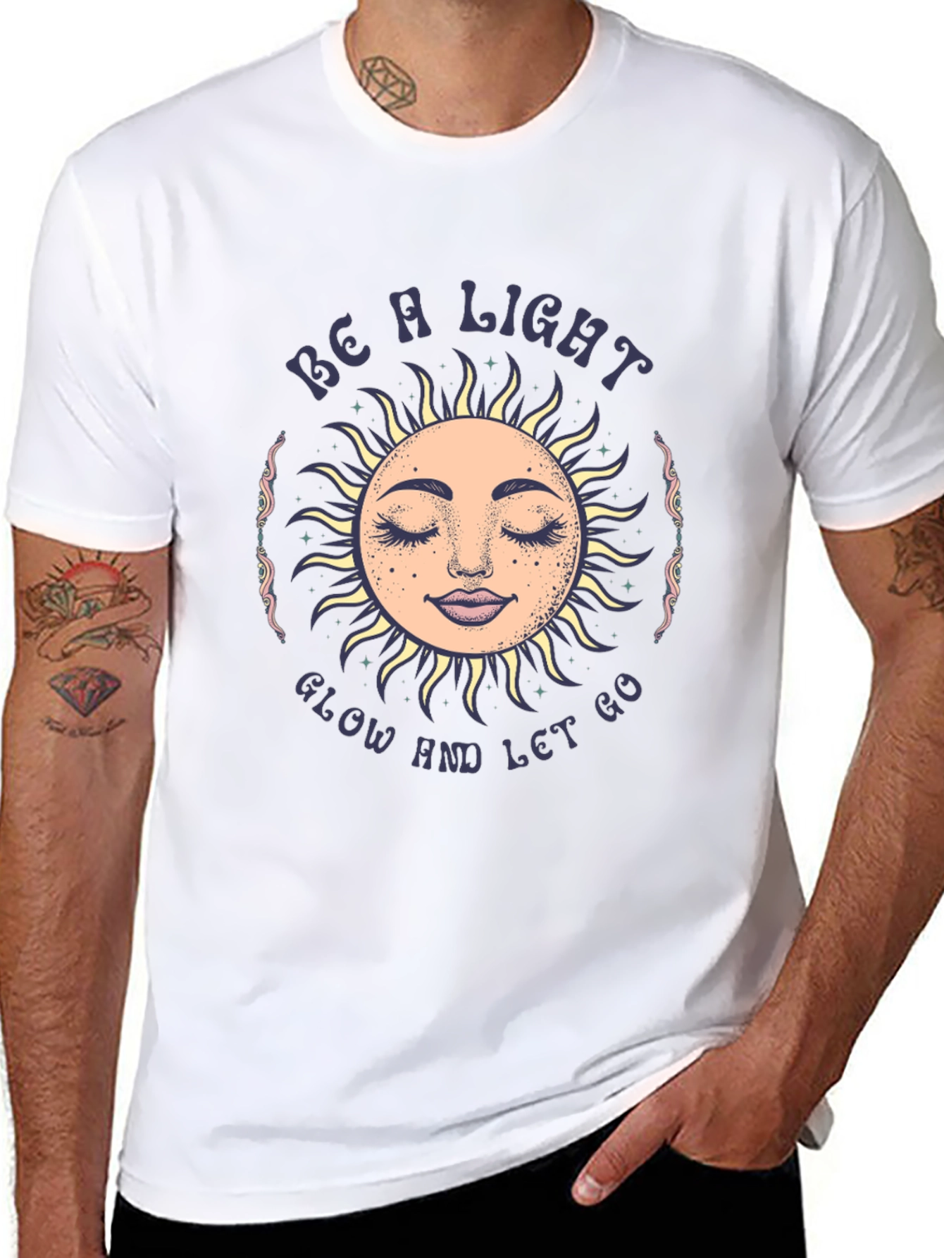 Be A Light Graphic Tee - Relaxed Fit