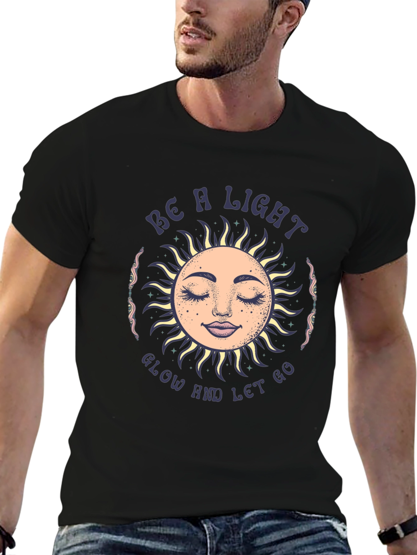 Be A Light Graphic Tee - Relaxed Fit