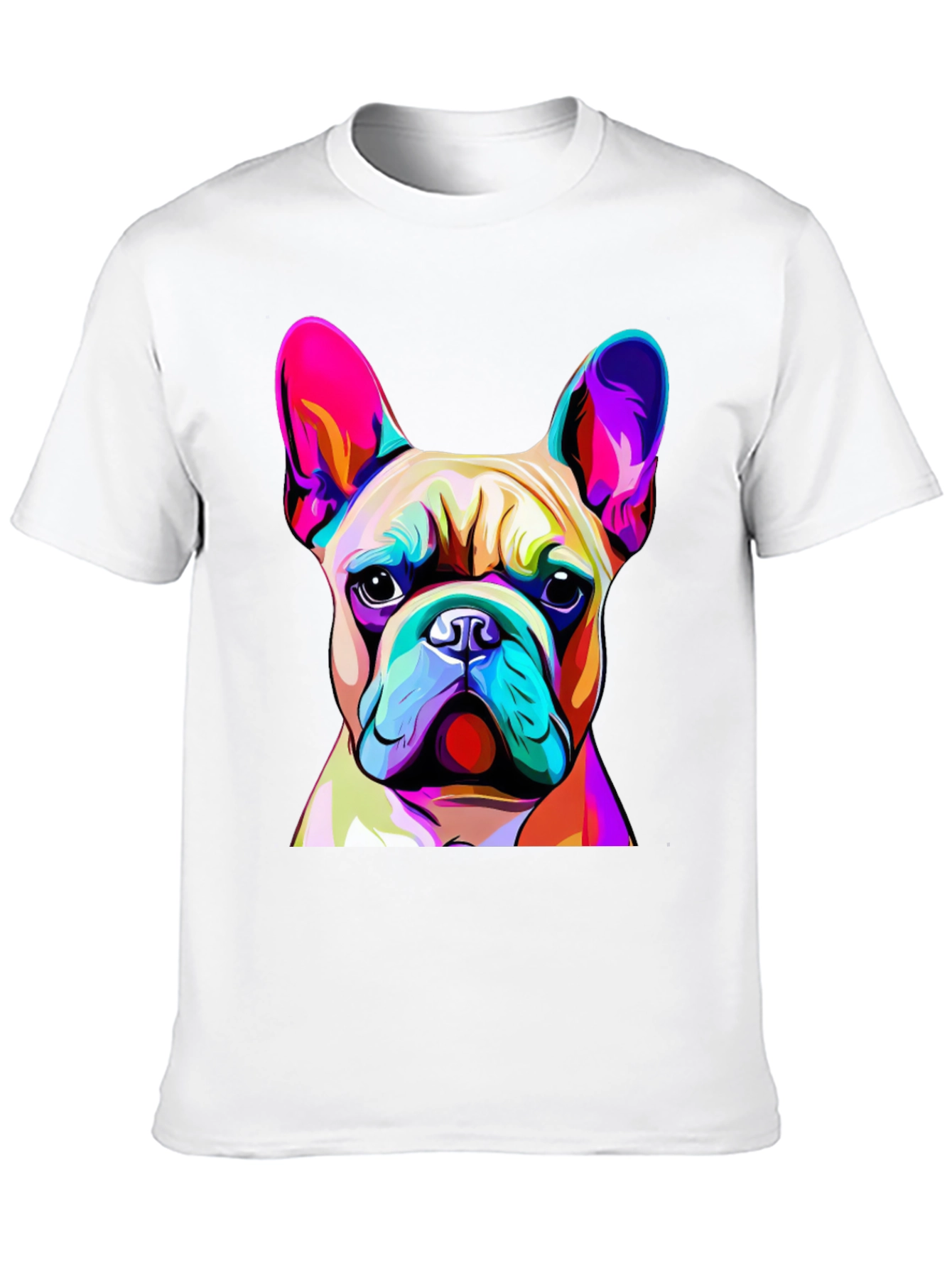 Vibrant French Bulldog Graphic Tee - Unique Design