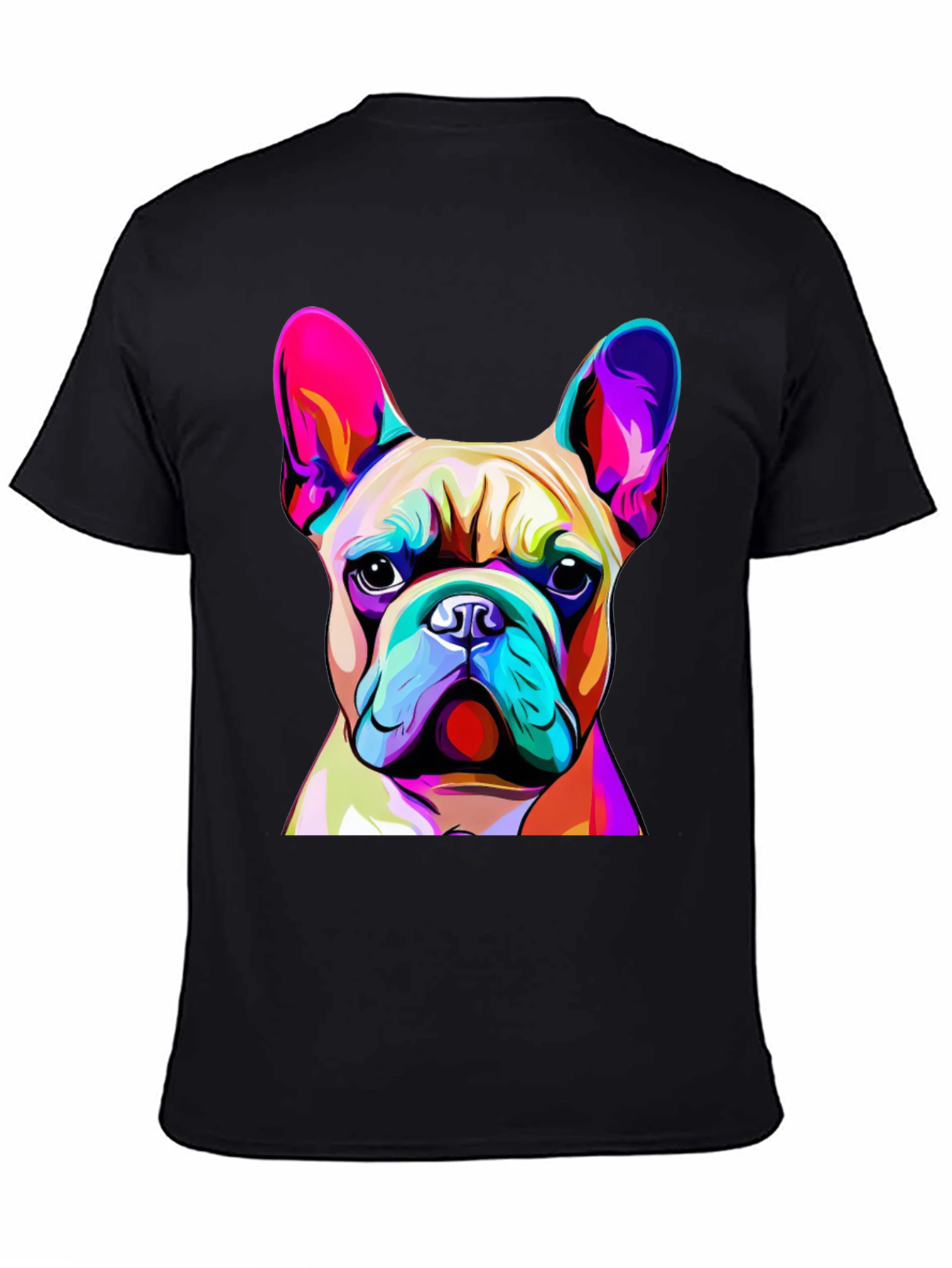 Vibrant French Bulldog Graphic Tee - Unique Design