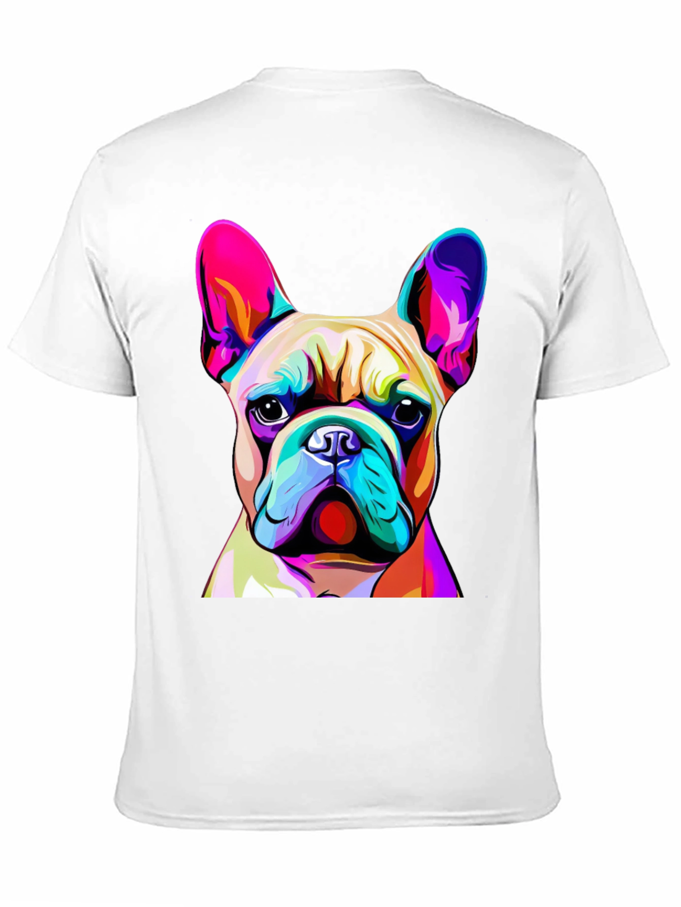 Vibrant French Bulldog Graphic Tee - Unique Design
