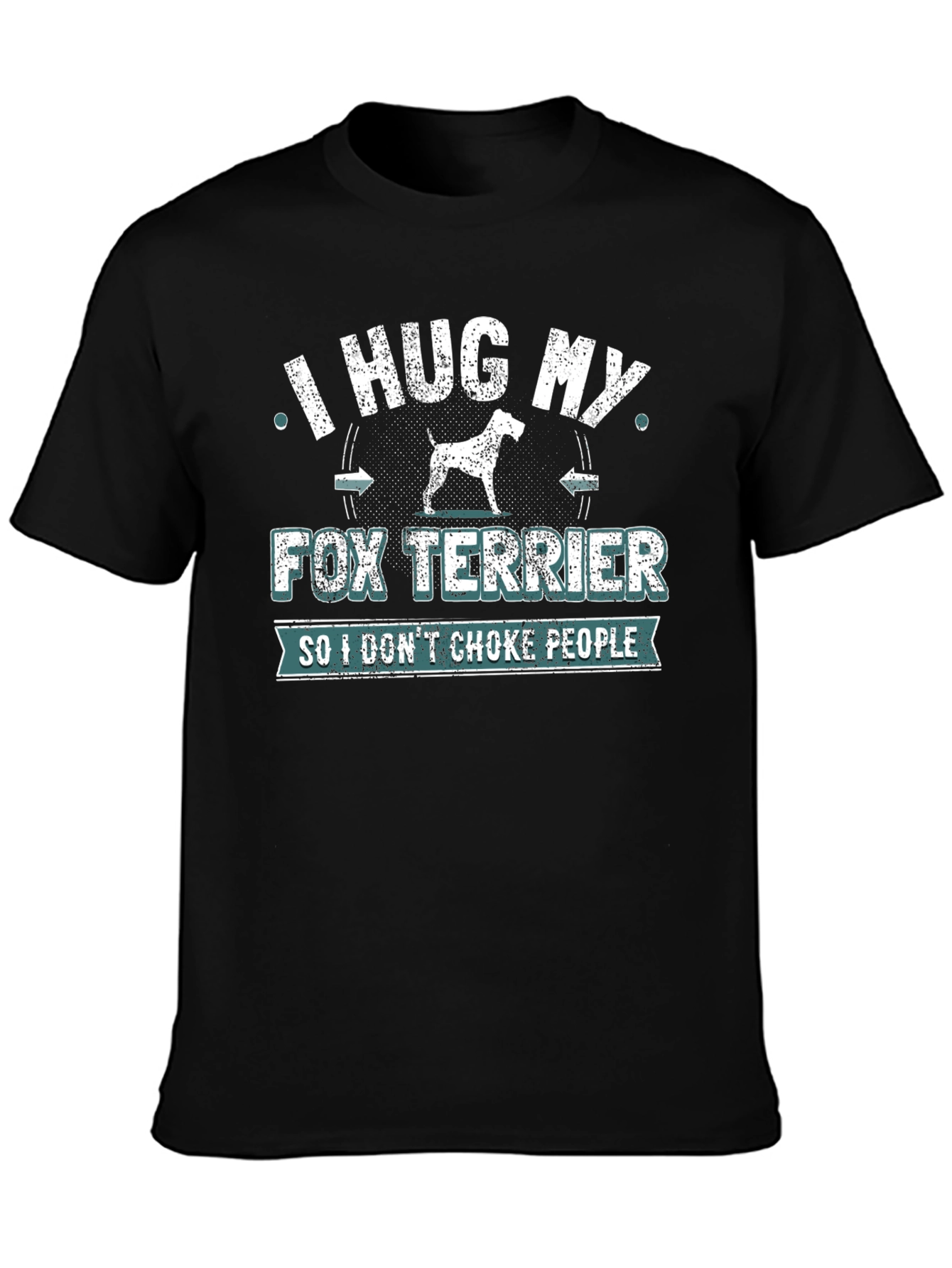 I Hug My Fox Terrier T-Shirt