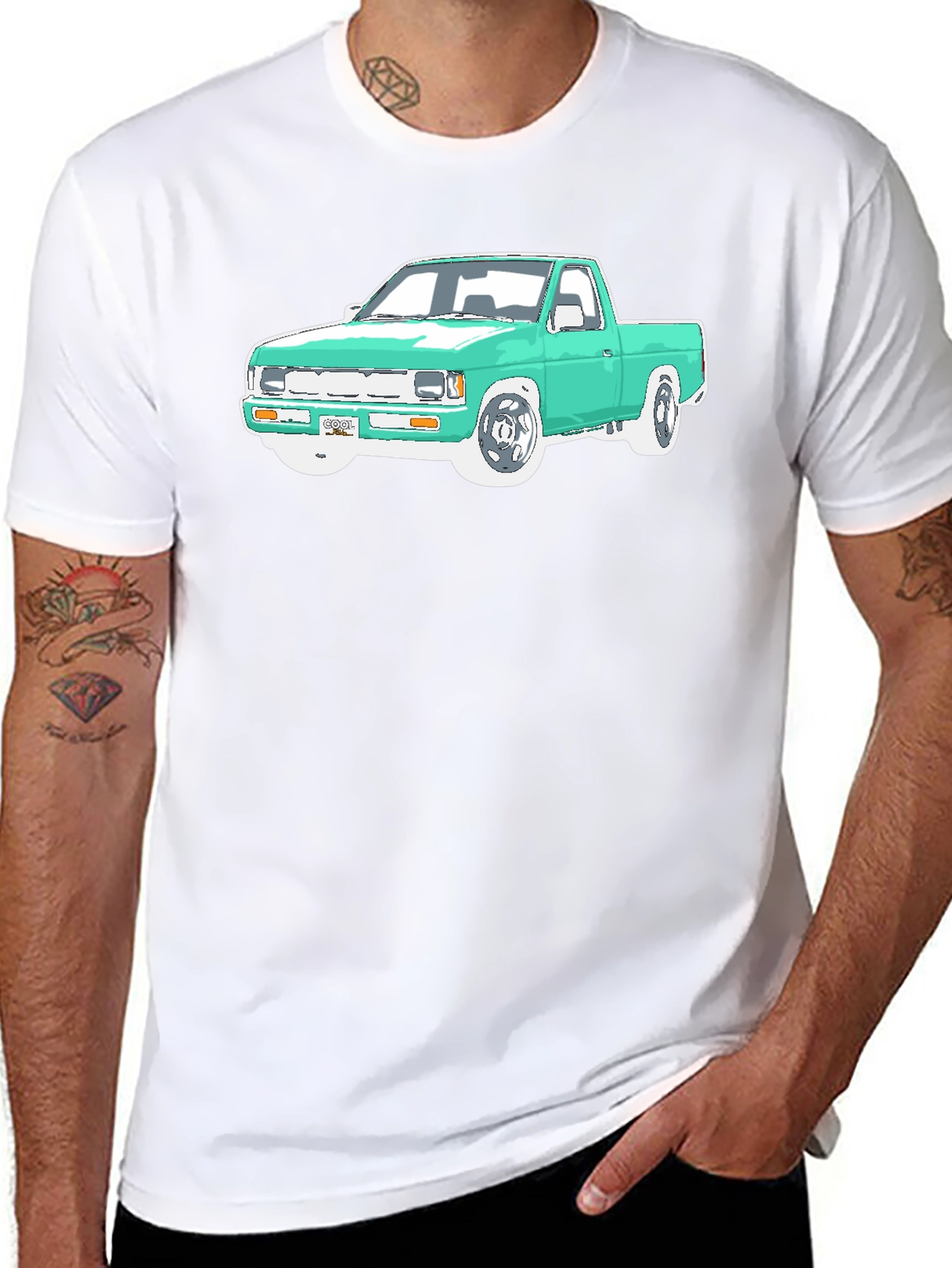 Truck Graphic Tee - Cool Car T-Shirt