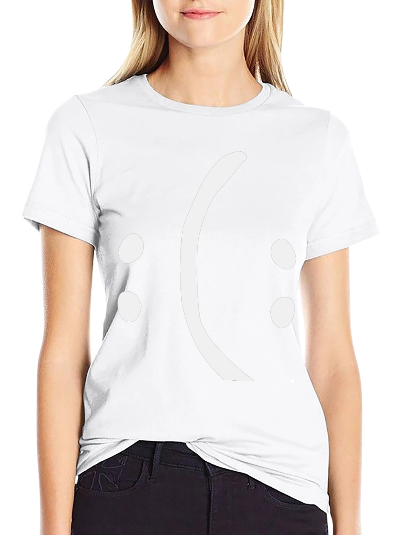 Sad Face T-Shirt - Express Your Mood!