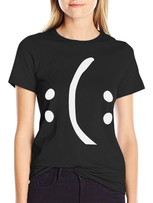 Sad Face T-Shirt - Express Your Mood!