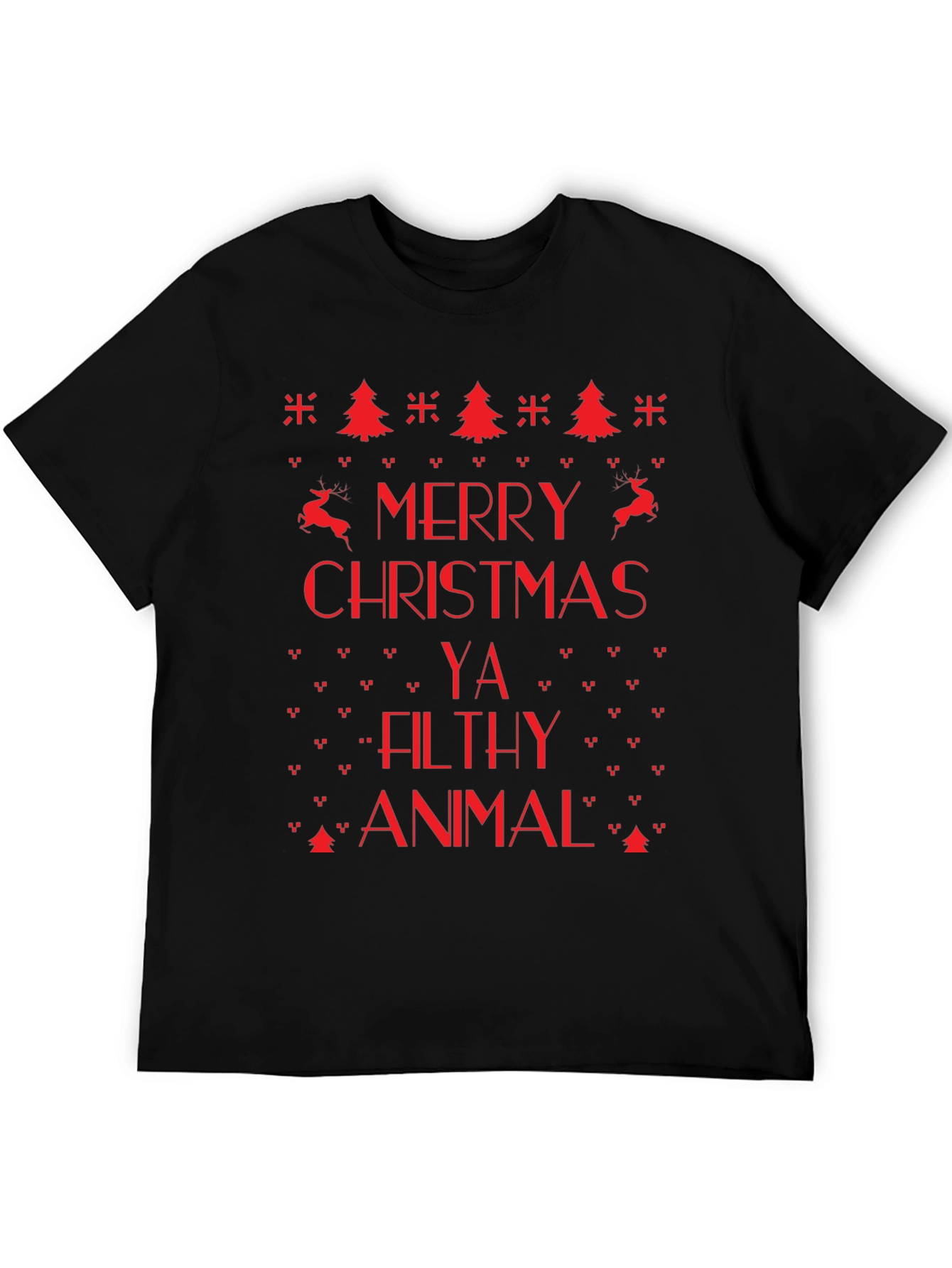 Merry Christmas Ya Filthy Animal Tee