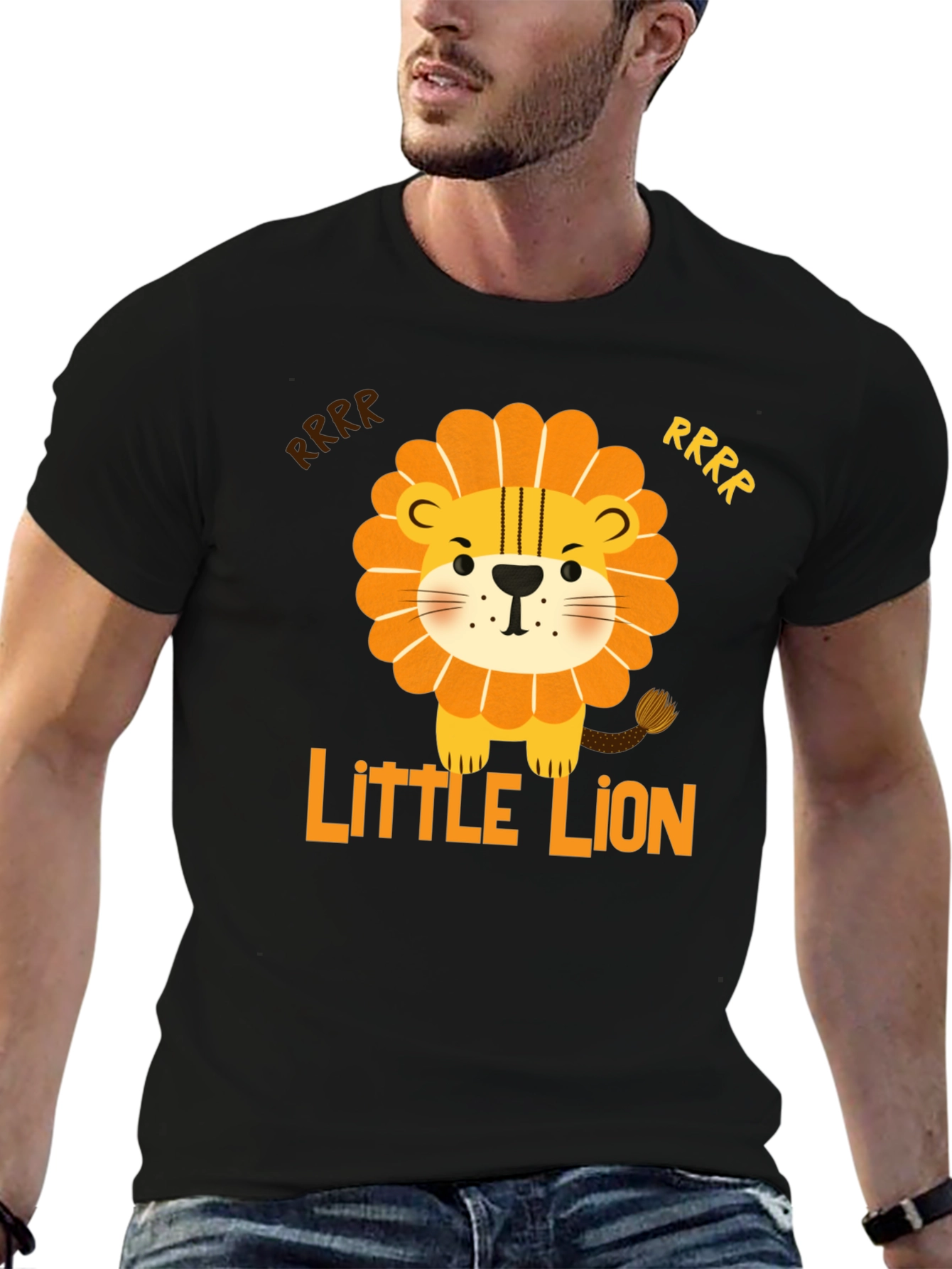 Little Lion Graphic Print T-Shirt