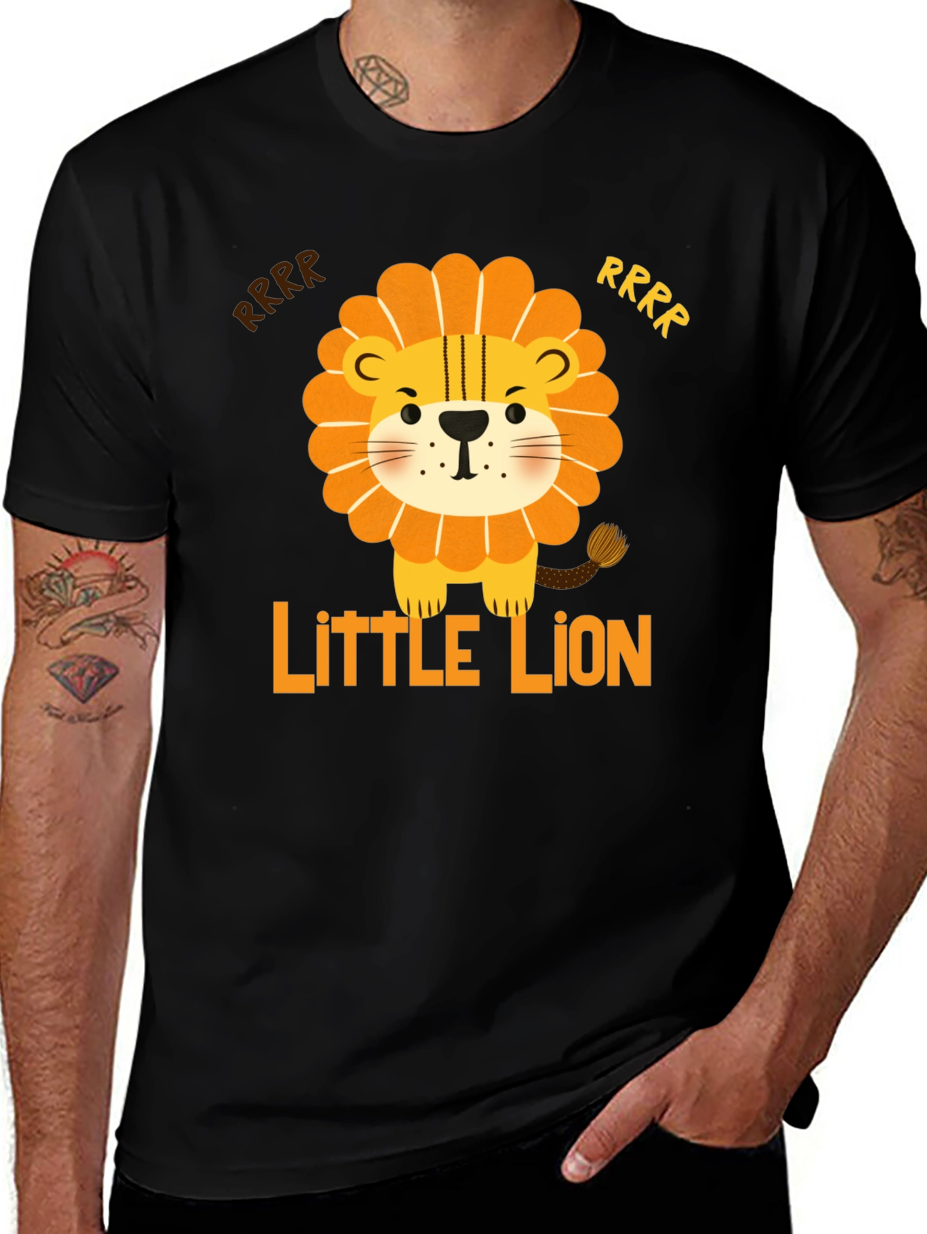 Little Lion Graphic Print T-Shirt