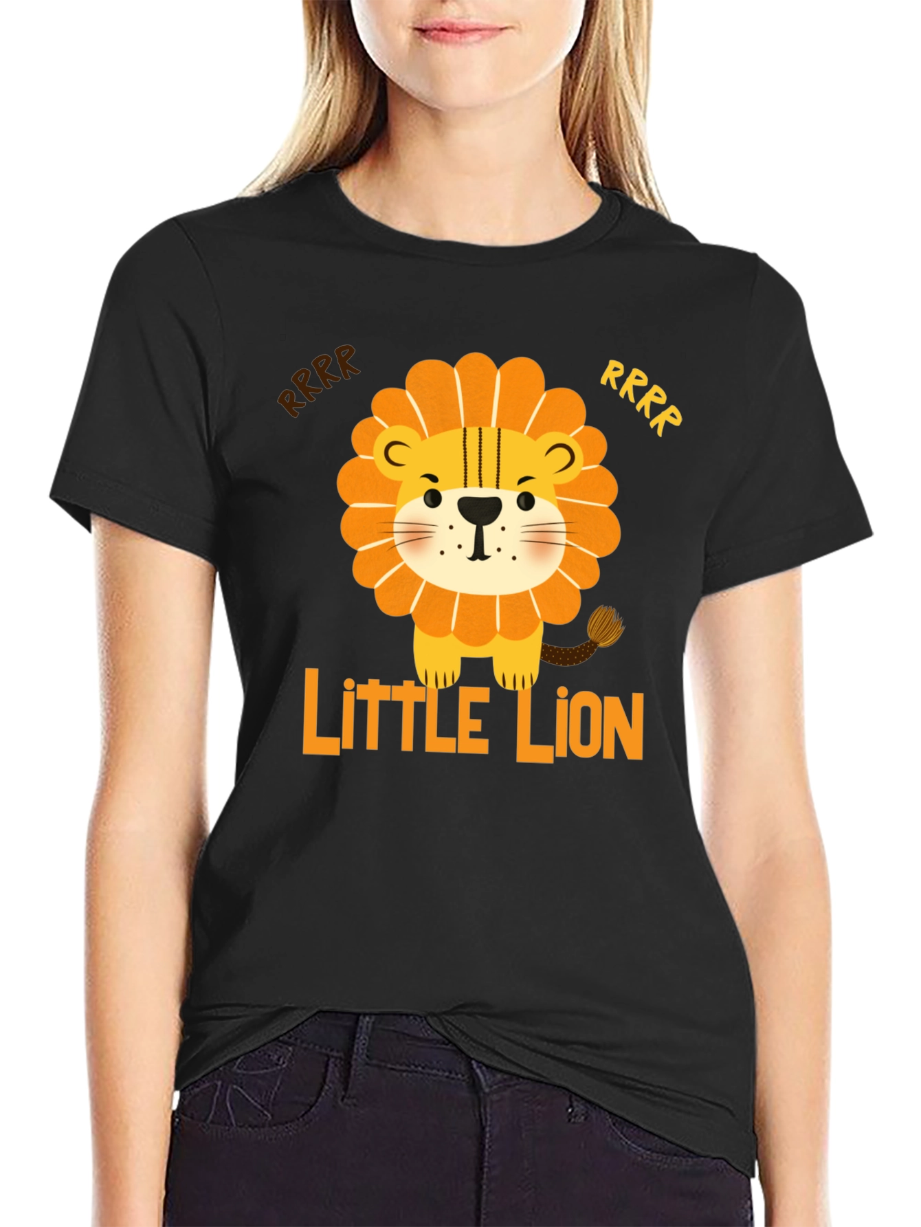 Little Lion Graphic Print T-Shirt