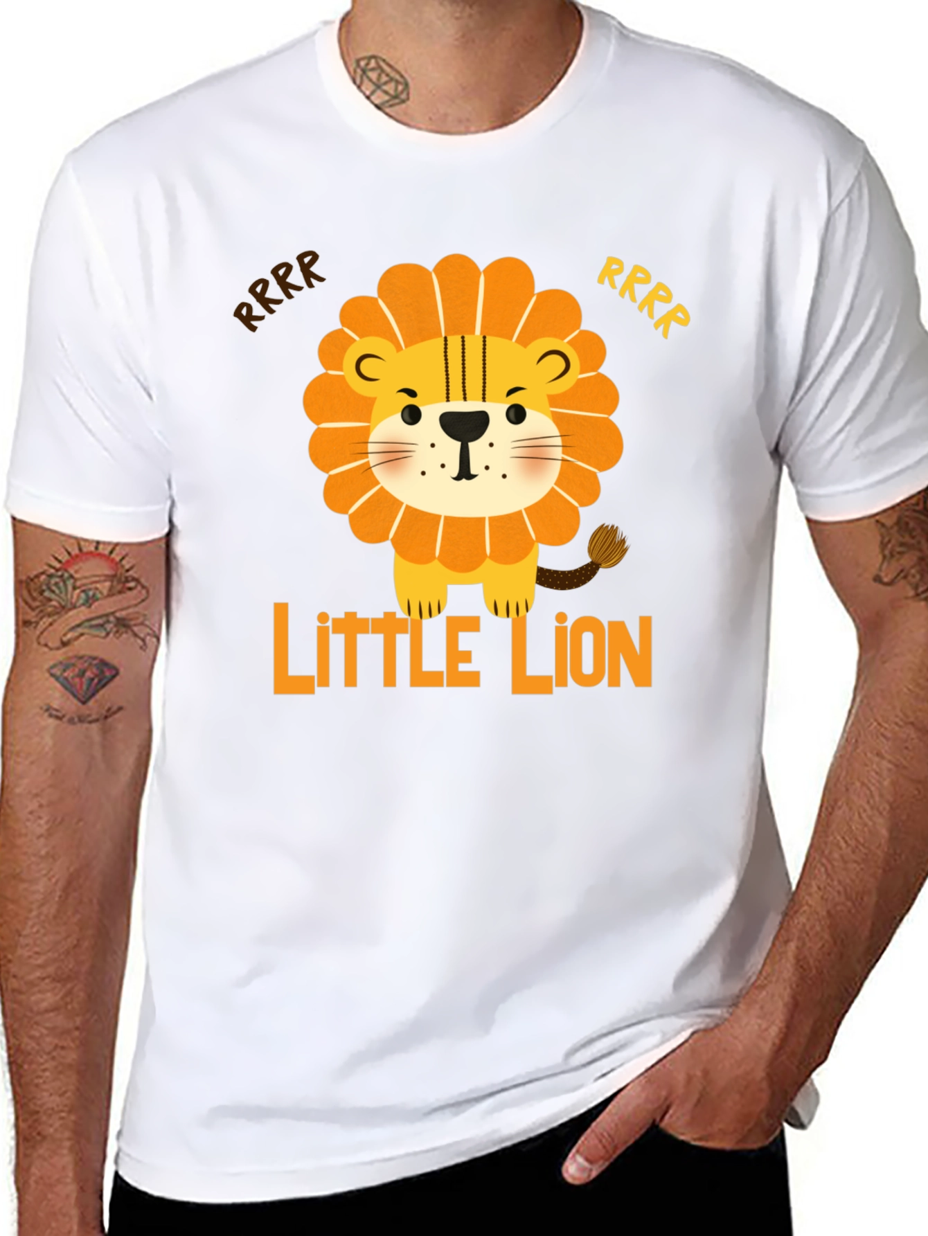 Little Lion Graphic Print T-Shirt