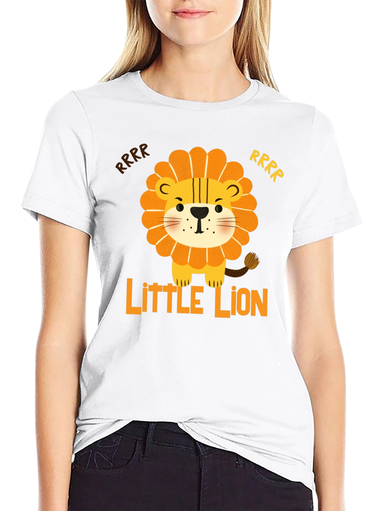 Little Lion Graphic Print T-Shirt