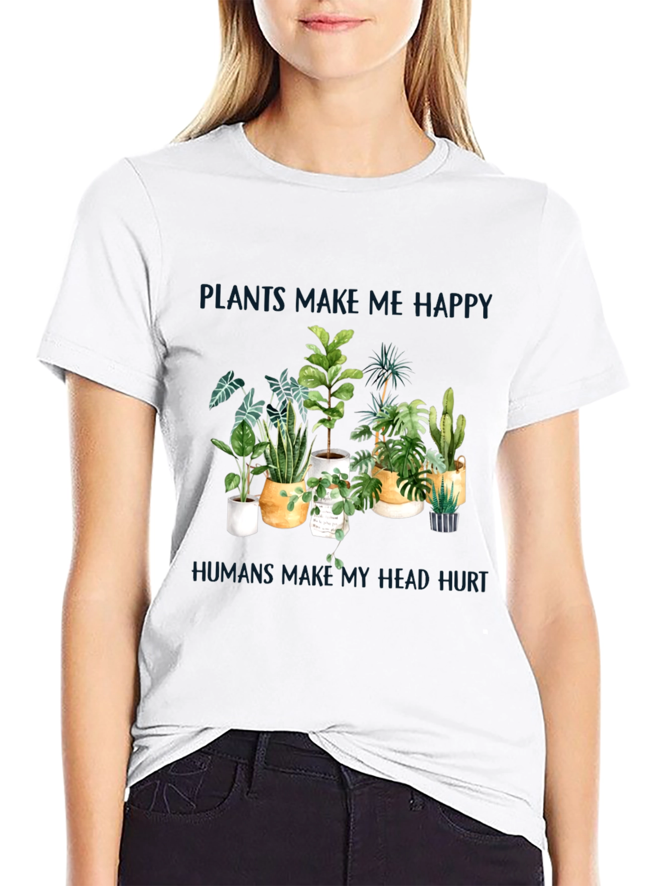 Plants Make Me Happy T-Shirt