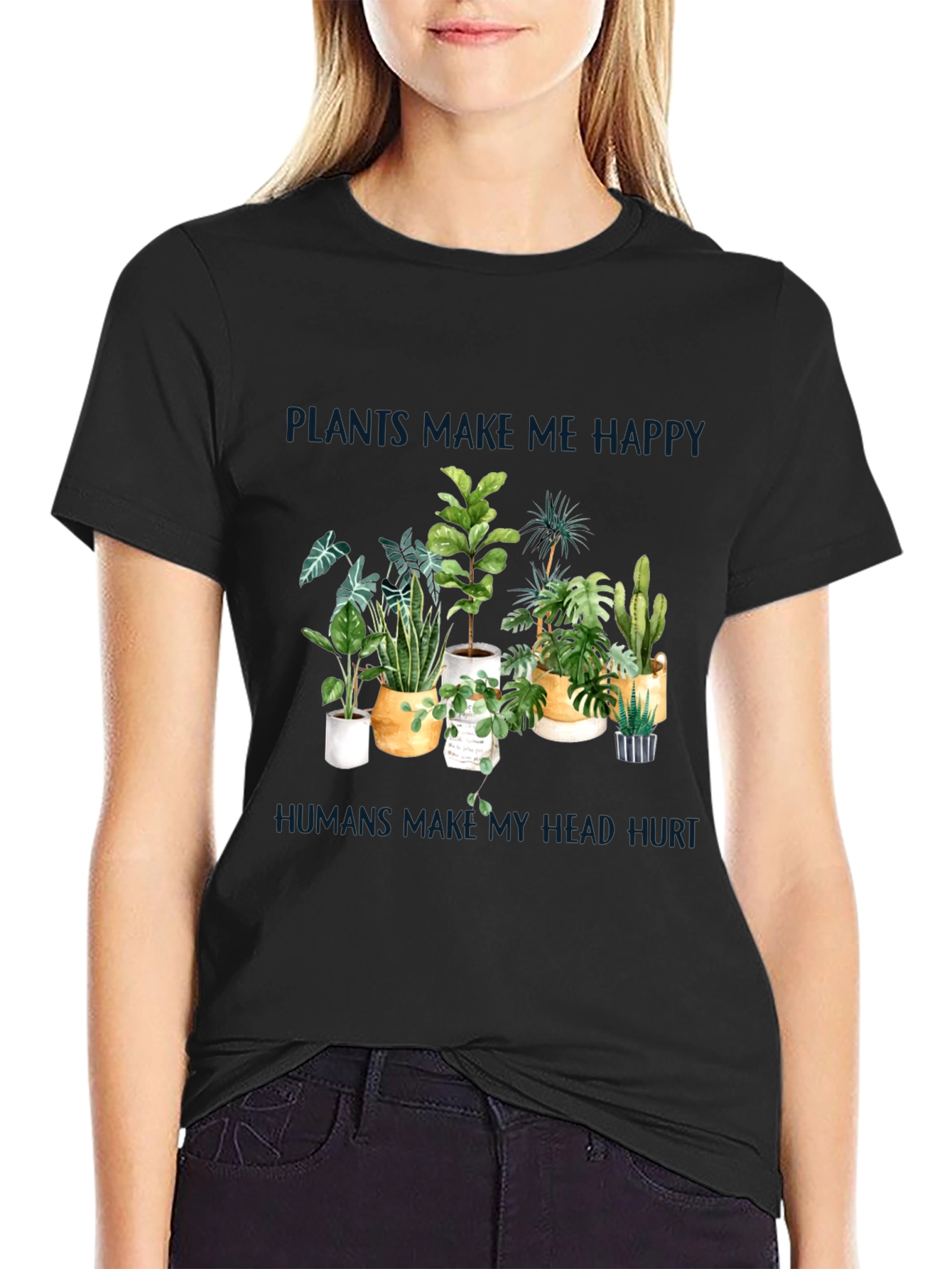 Plants Make Me Happy T-Shirt