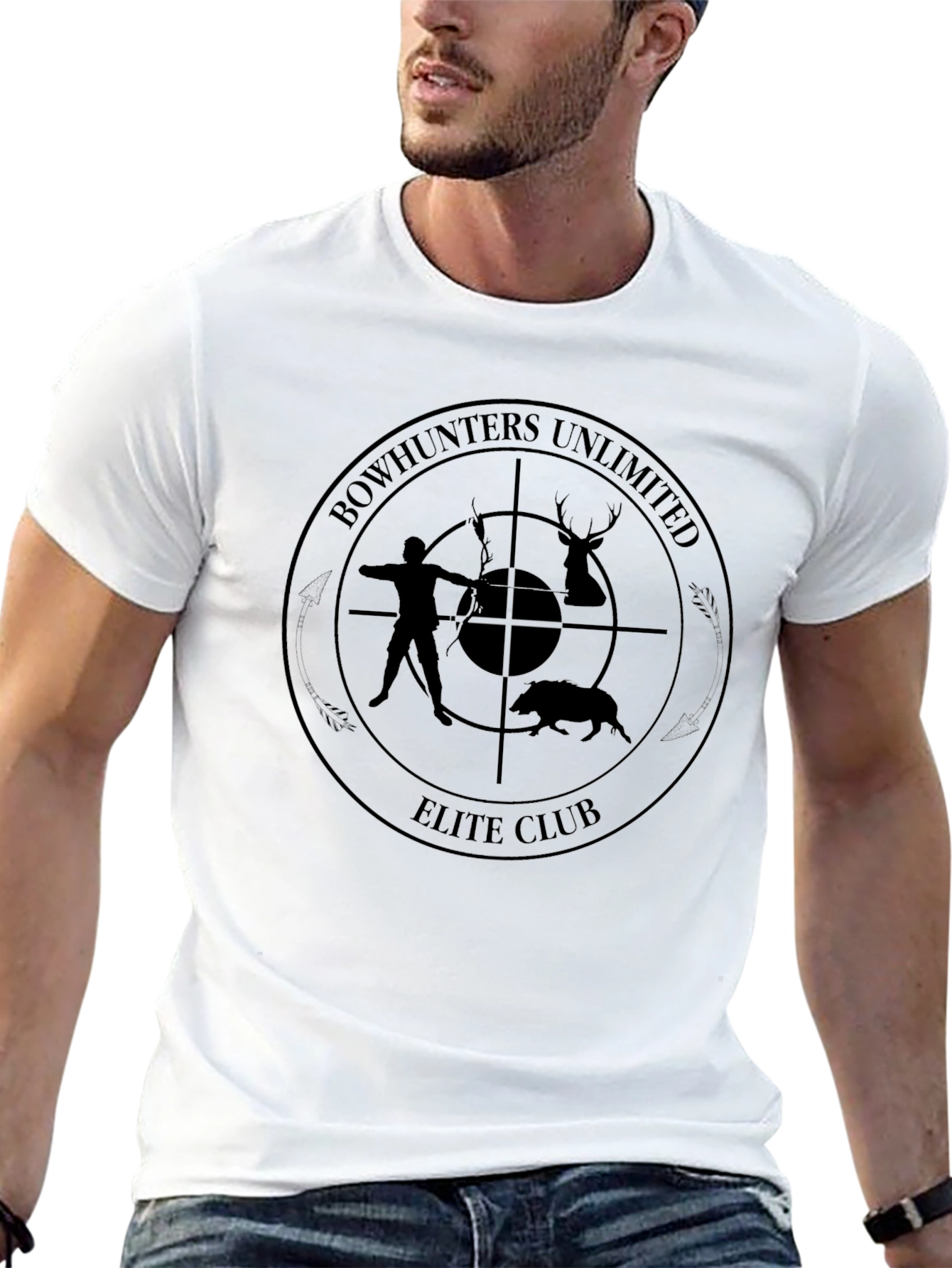 Bowhunters Unlimited Elite Club Black T-Shirt