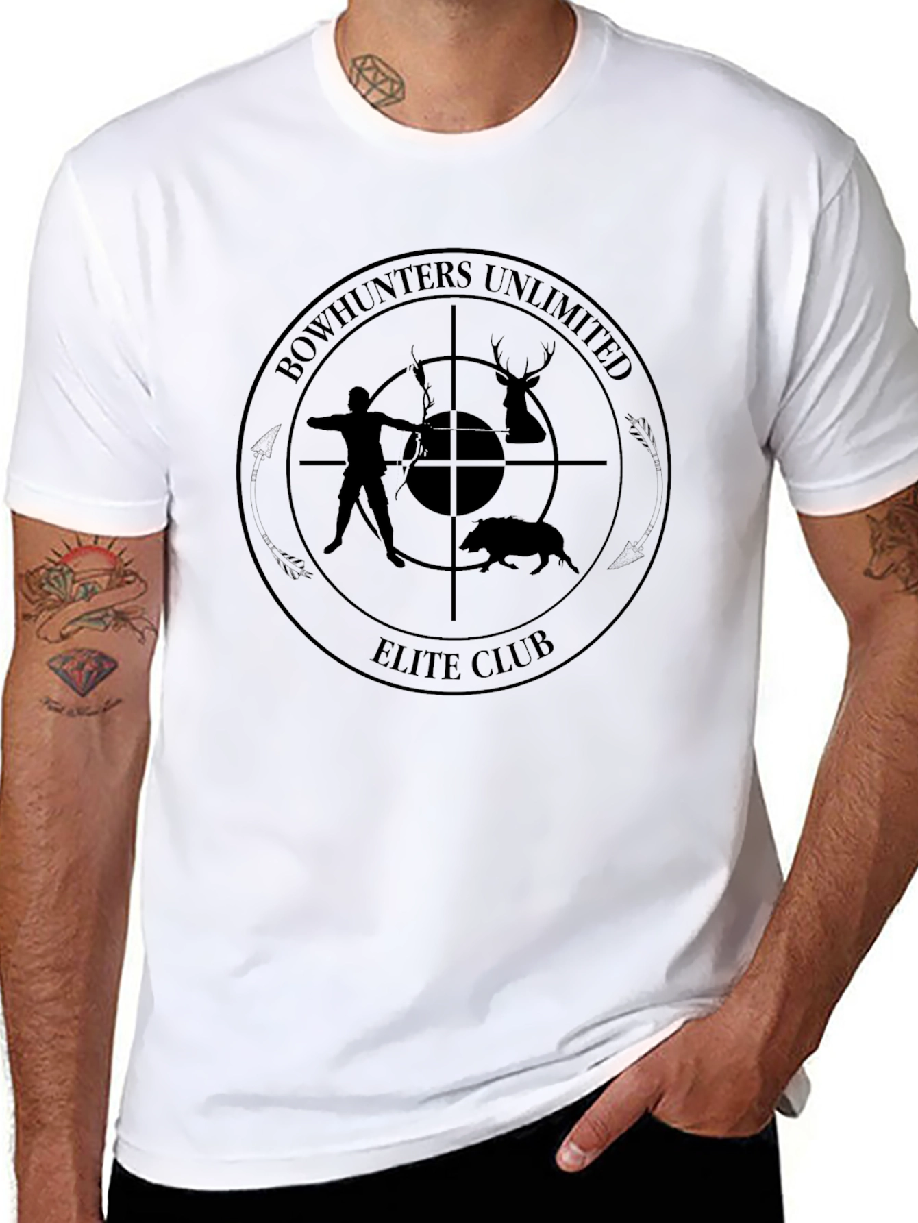 Bowhunters Unlimited Elite Club Black T-Shirt