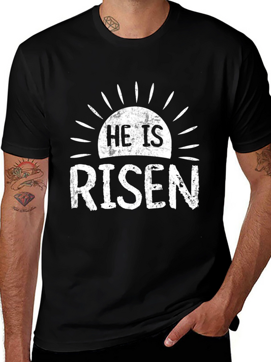 He Is Risen Christian Easter T-Shirt