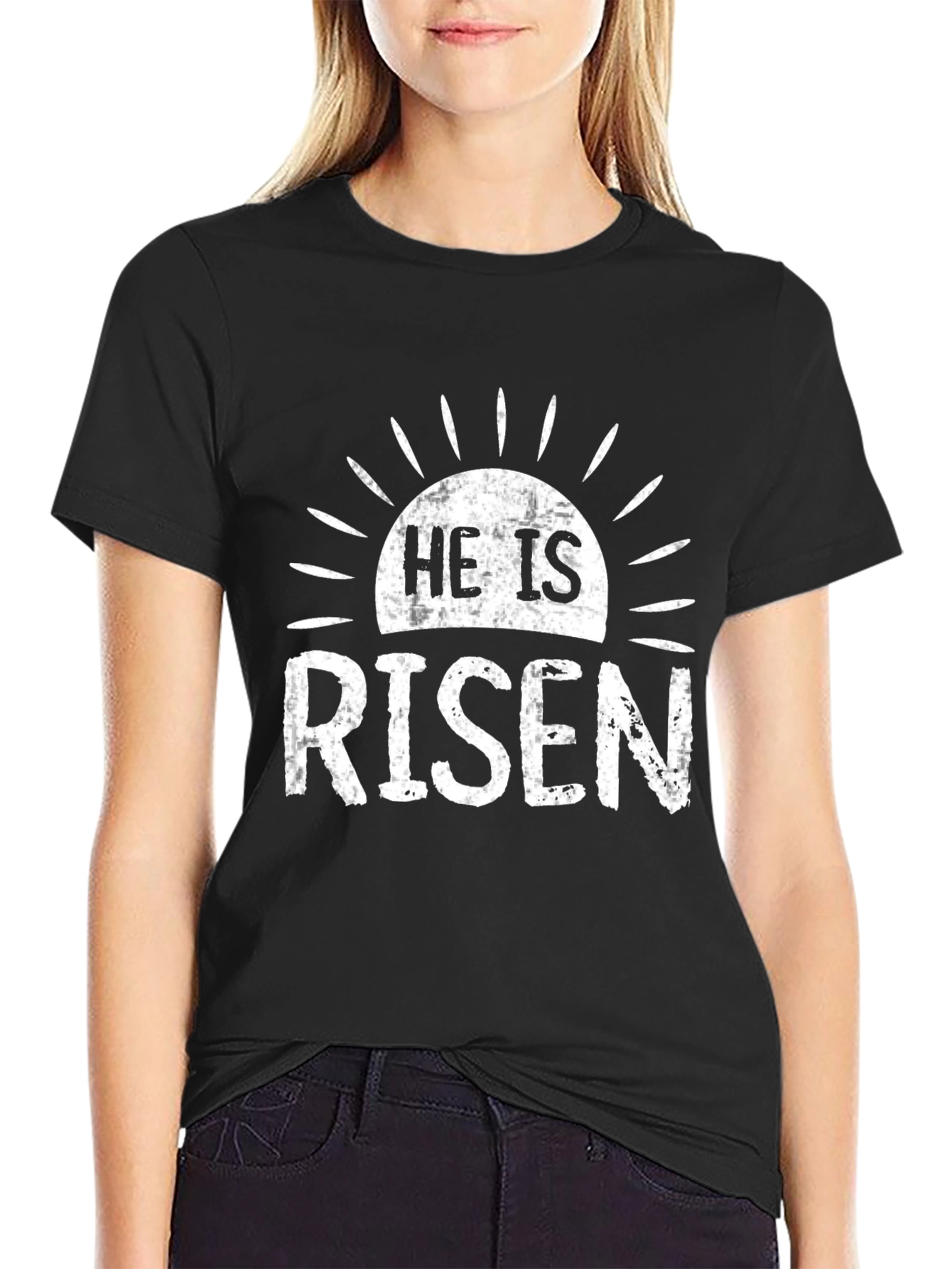 He Is Risen Christian Easter T-Shirt