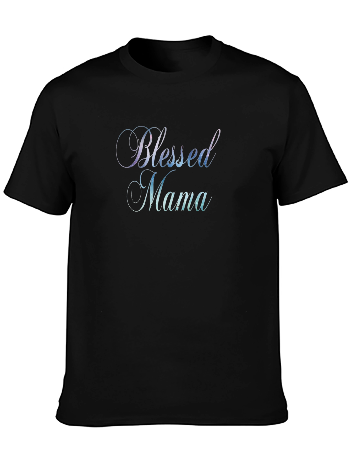 Blessed Mama Black T-Shirt