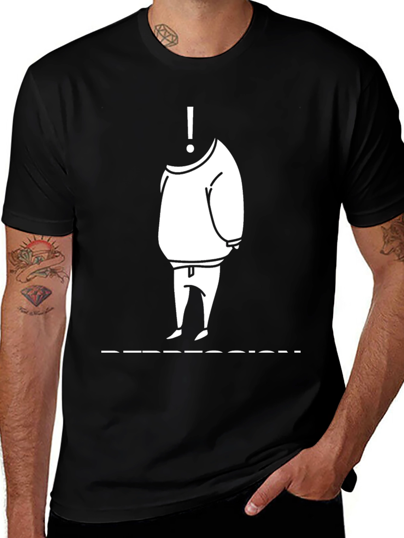 Statement T-Shirt - Exclamation Head