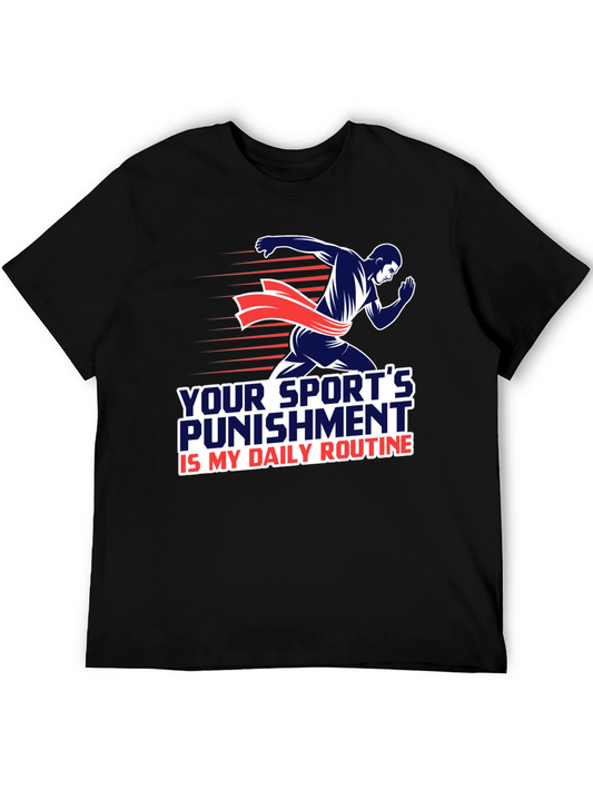 Athlete Graphic T-Shirt: Daily Routine