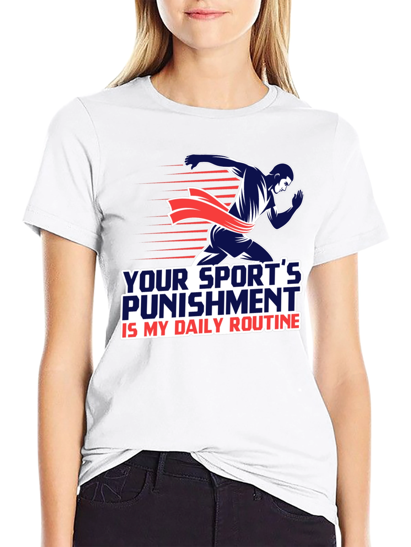Athlete Graphic T-Shirt: Daily Routine