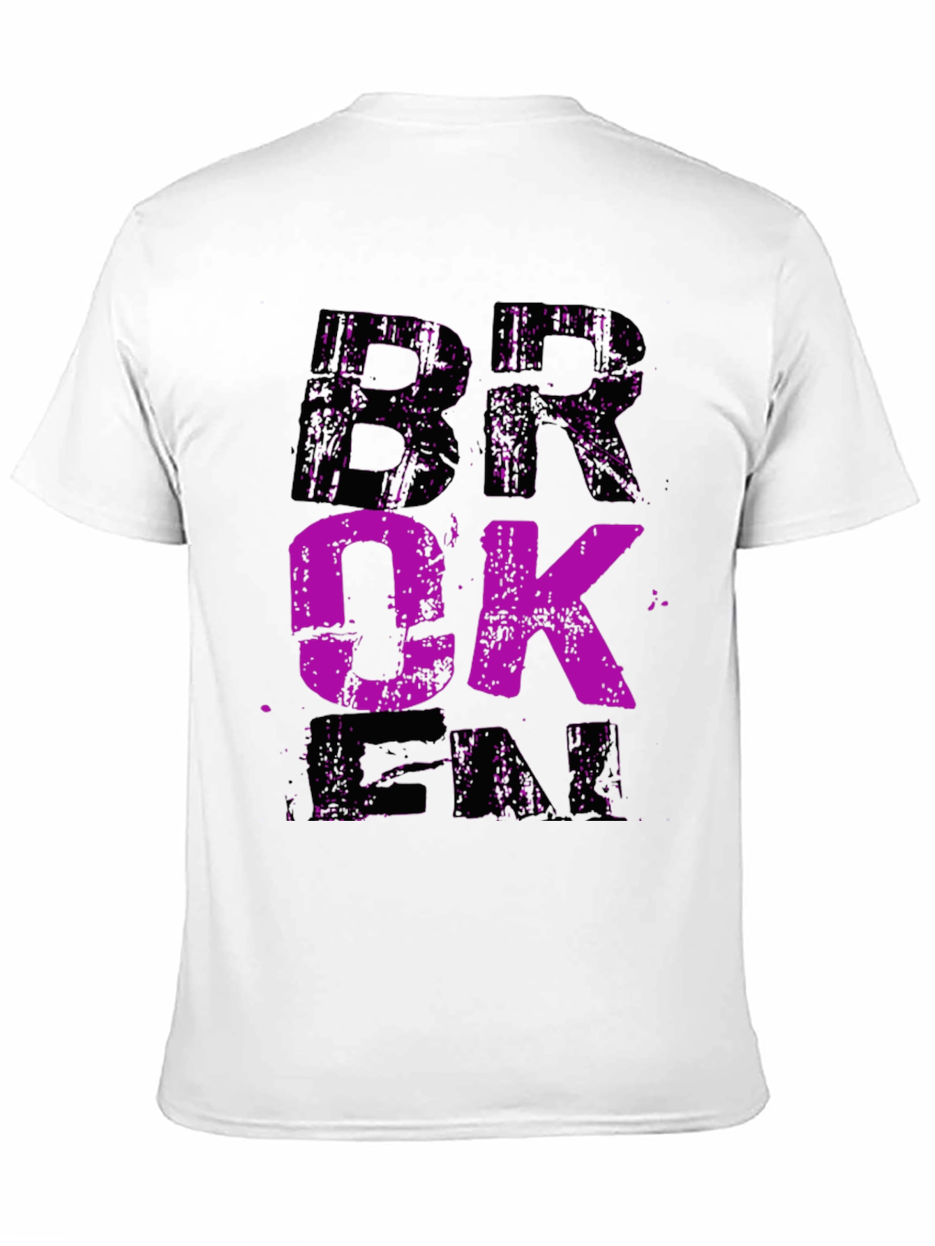 Broken Fade Graphic Tee - Mens Black T-Shirt