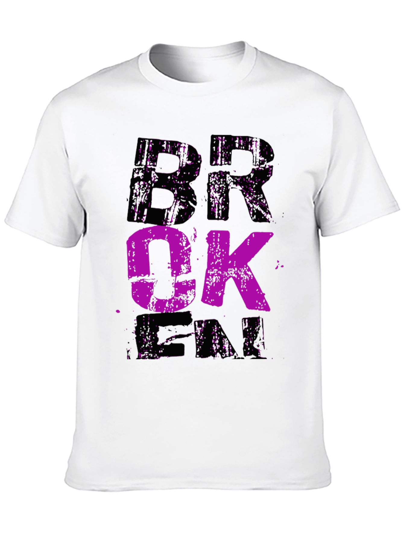 Broken Fade Graphic Tee - Mens Black T-Shirt